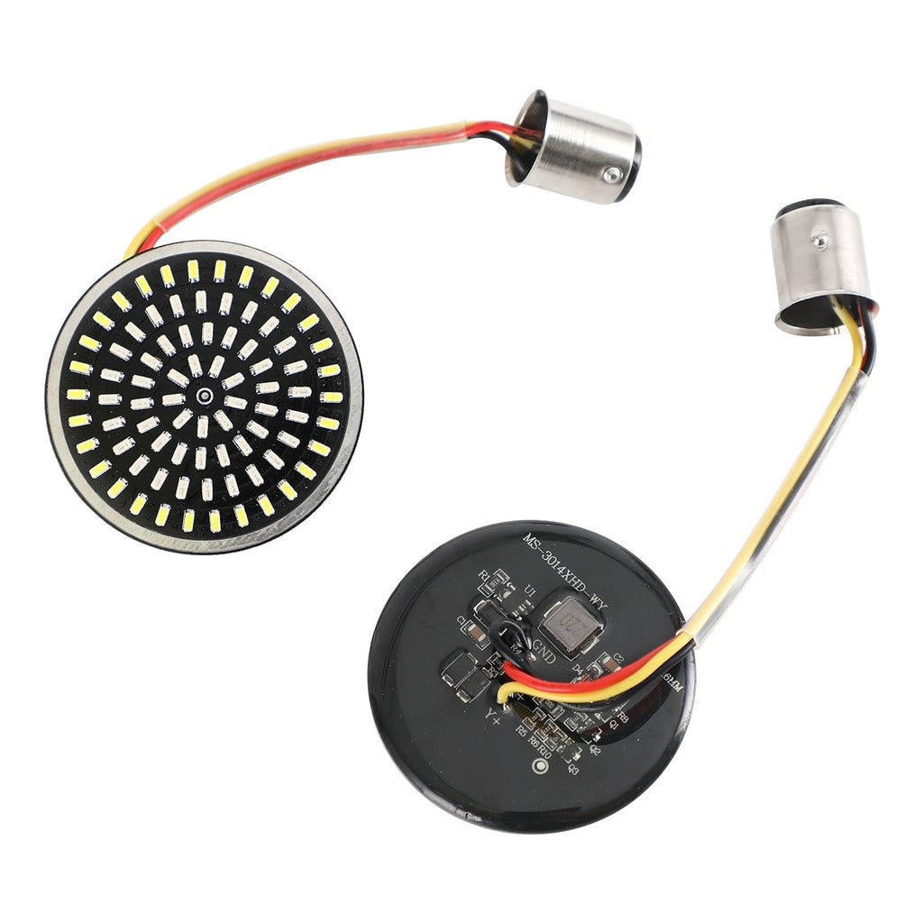 Clignotant de moto 2 , 1156, 1157, LED, insert de balle, lampe