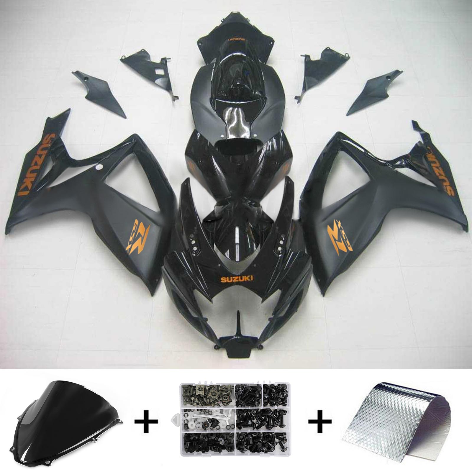 2006-2007 Suzuki GSXR 600/750 K6 Amotopart Injection Fairing Kit Bodywork Plastic ABS #161