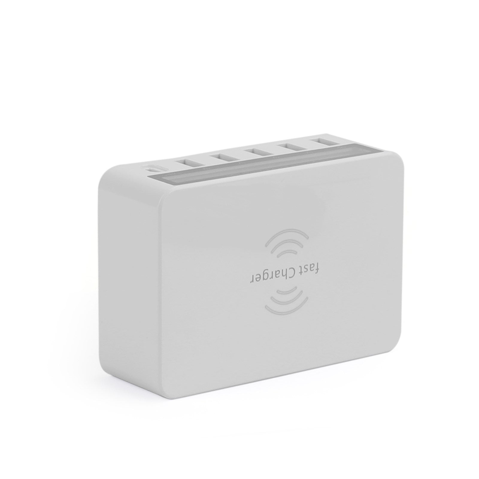 Station de chargeur USB rapide multiport avec chargeur sans fil, écran LCD, ue