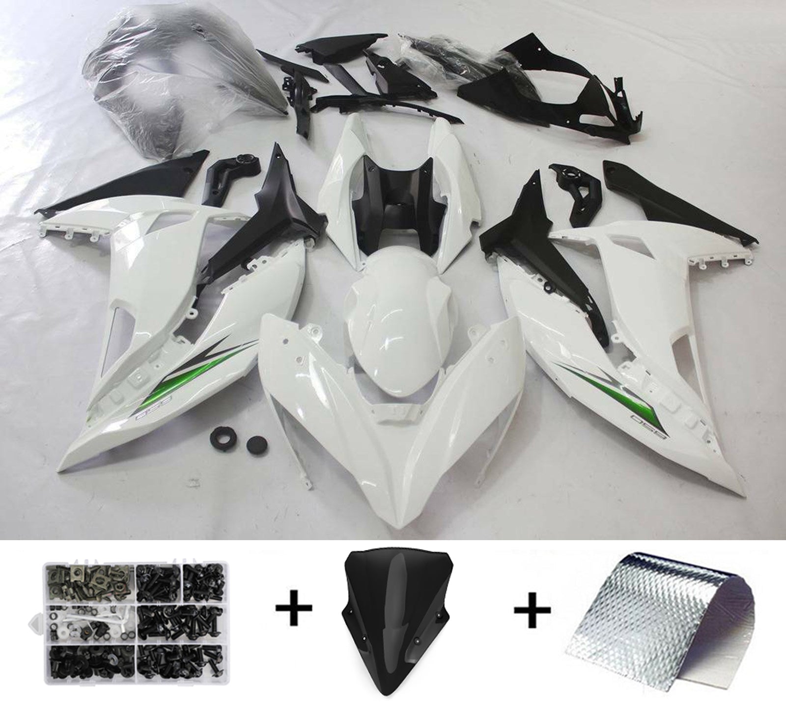 Kit de carénage d'injection en plastique Kawasaki Ninja 650 EX650 2017-2019