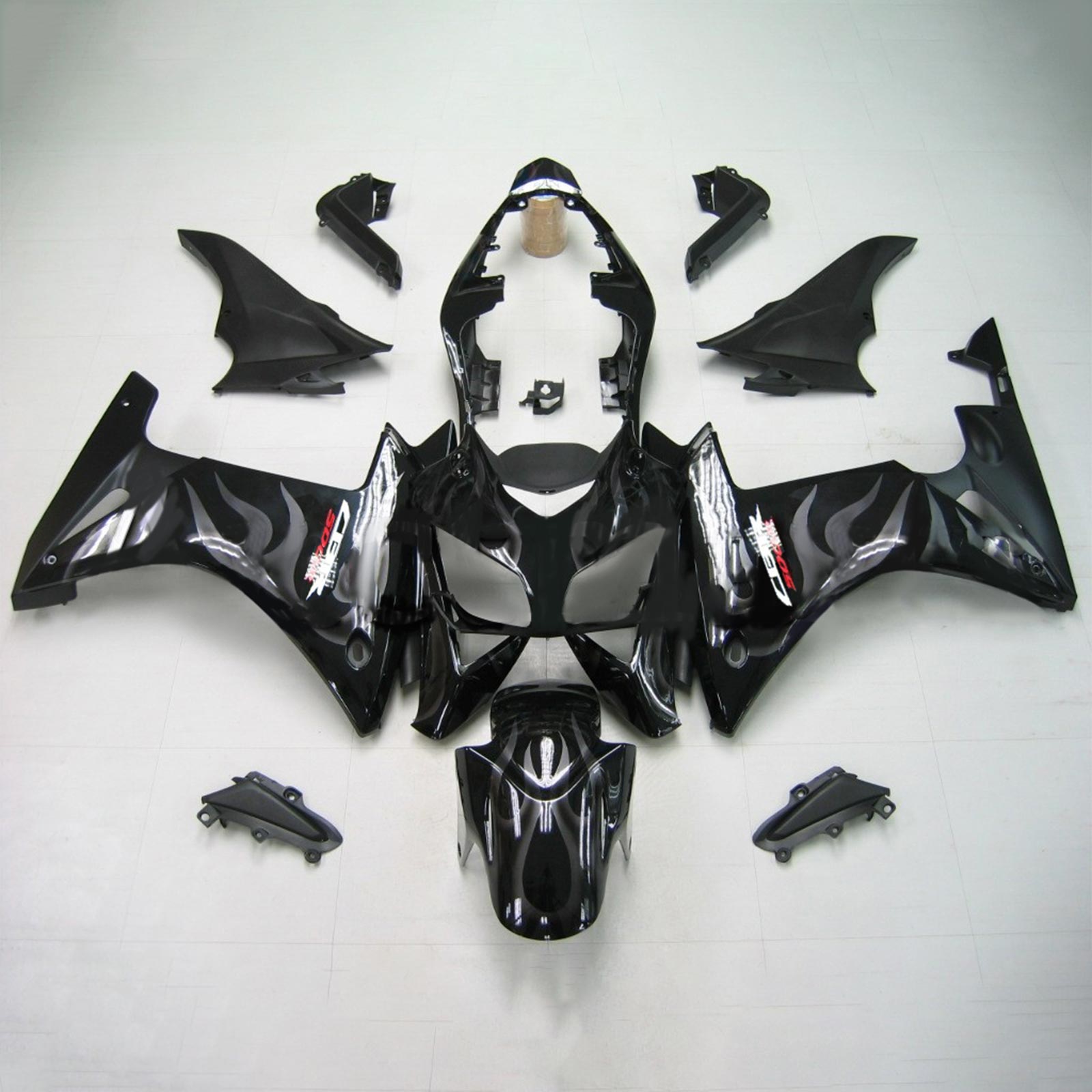 2013-2015 Honda CBR500R Kit de carénage d'injection Amotopart Carrosserie Plastique ABS #108