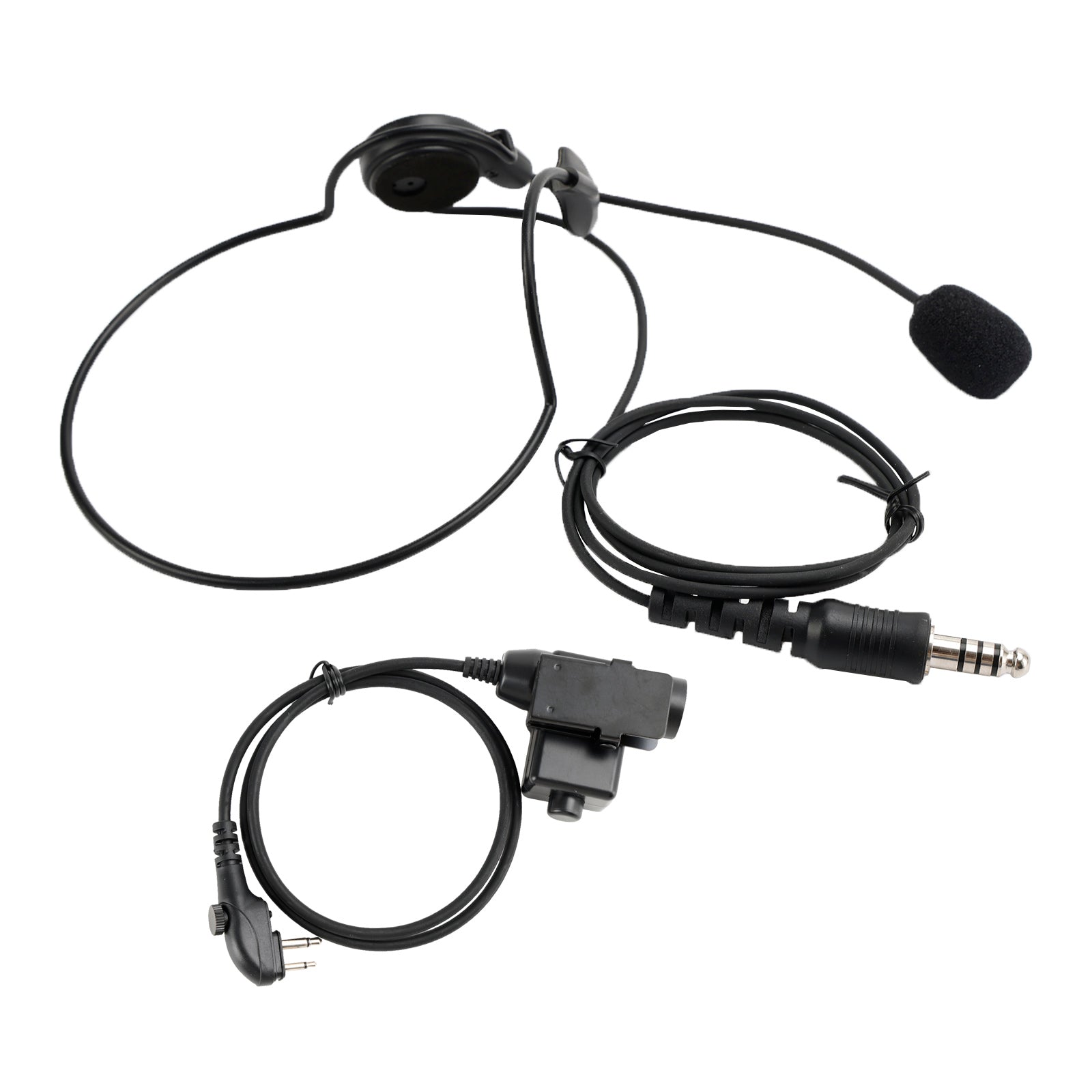 7.1-C7 Achtermontage Plug Tactische Headset 6Pin U94 PTT Voor HYT TD500 TD510 TD520