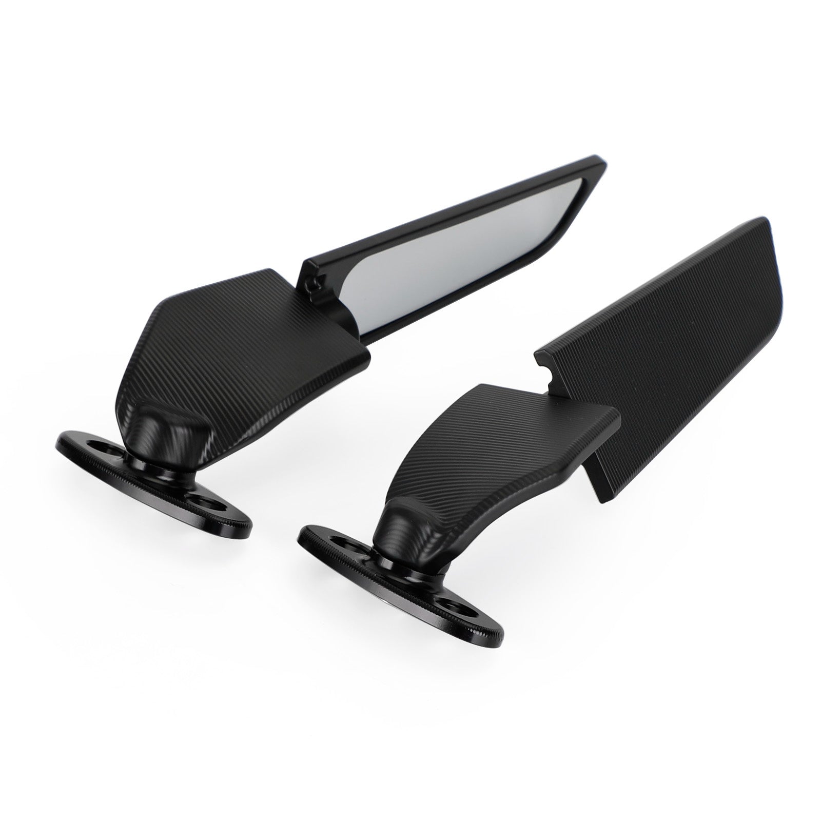 2000-2019 Suzuki GSXR 600/750/1000 Adjustable Wing Fin Rearview Mirrors