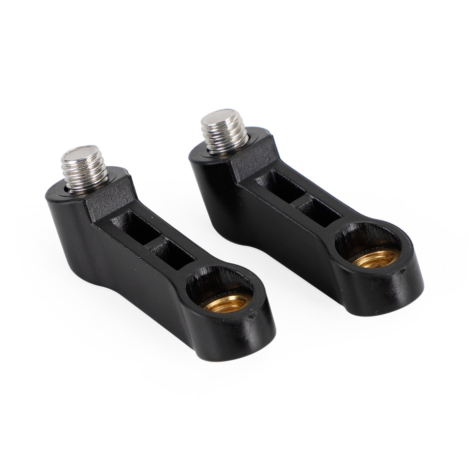 Adaptateur d'extension de miroir ABS pour moto, 10mm x 1, 5, supports de bras, paire droite