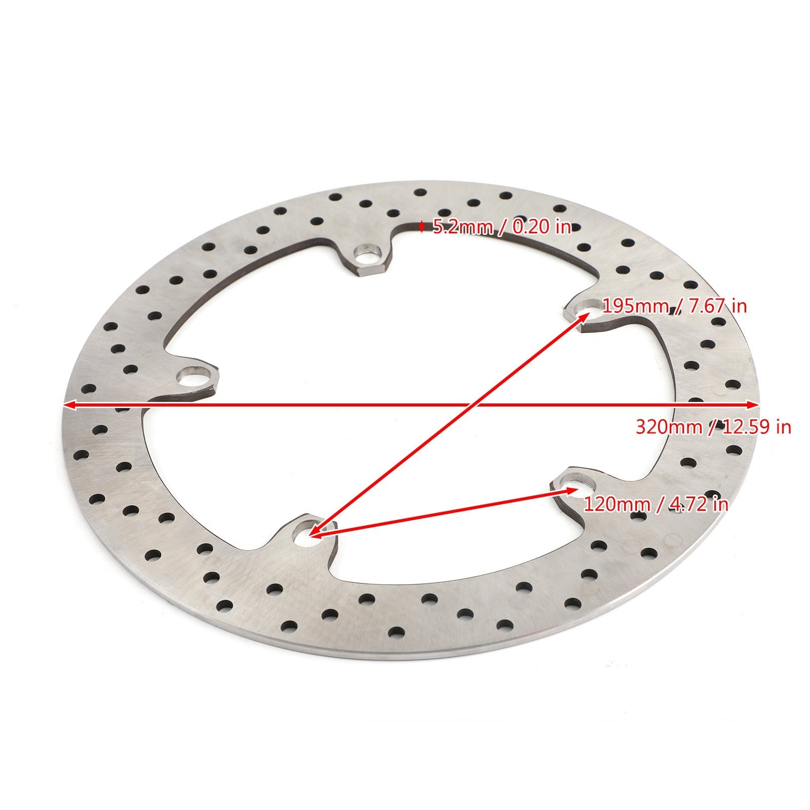 Front Rotor Back Brake Disc for BMW S1000RR K46 2008-2017 S1000R K47 2013-2019 Generic