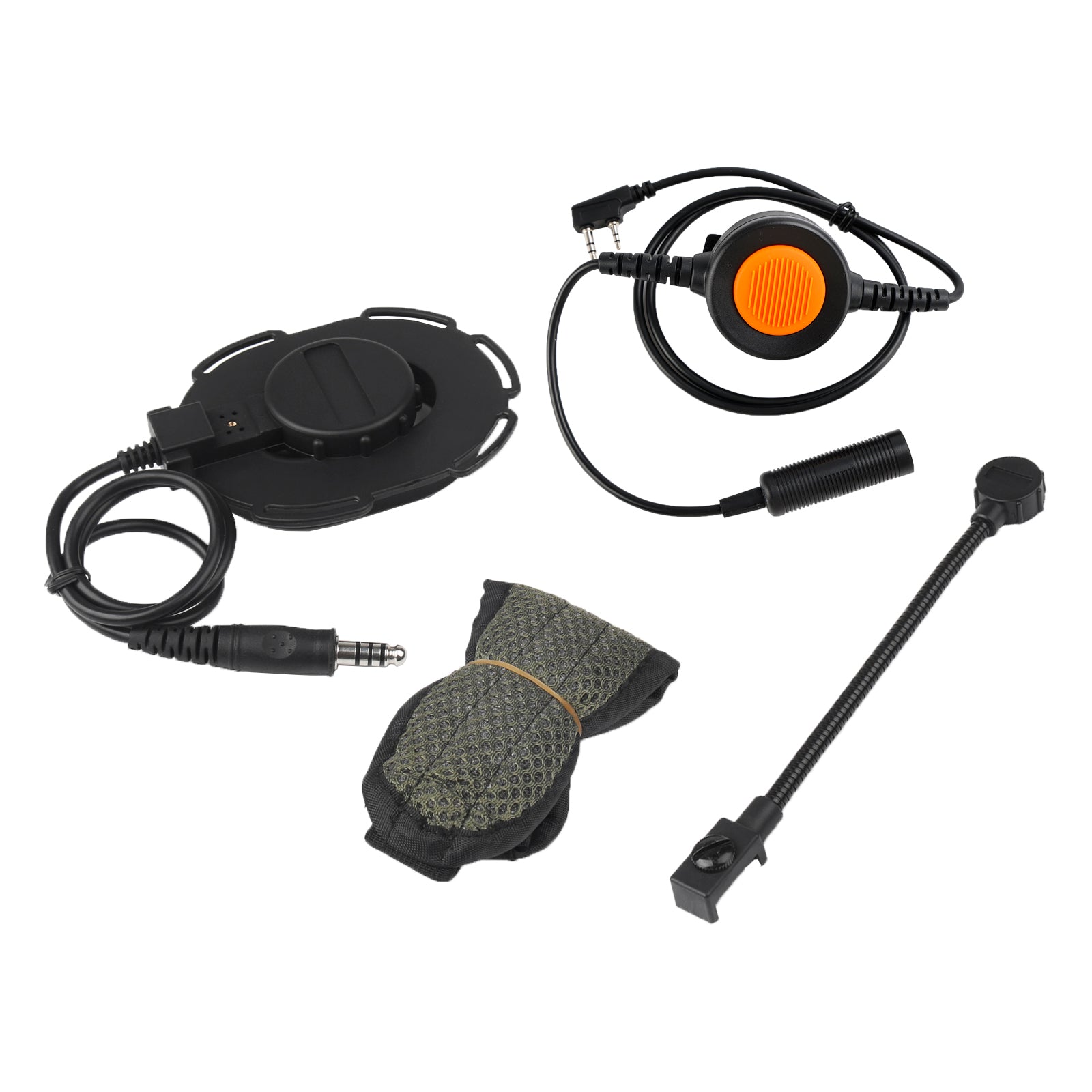 Z Tactical HD03 Bowman Elite II-headset 6-pins PTT voor TH-D7 TH-F6 TH-K2 TH-21