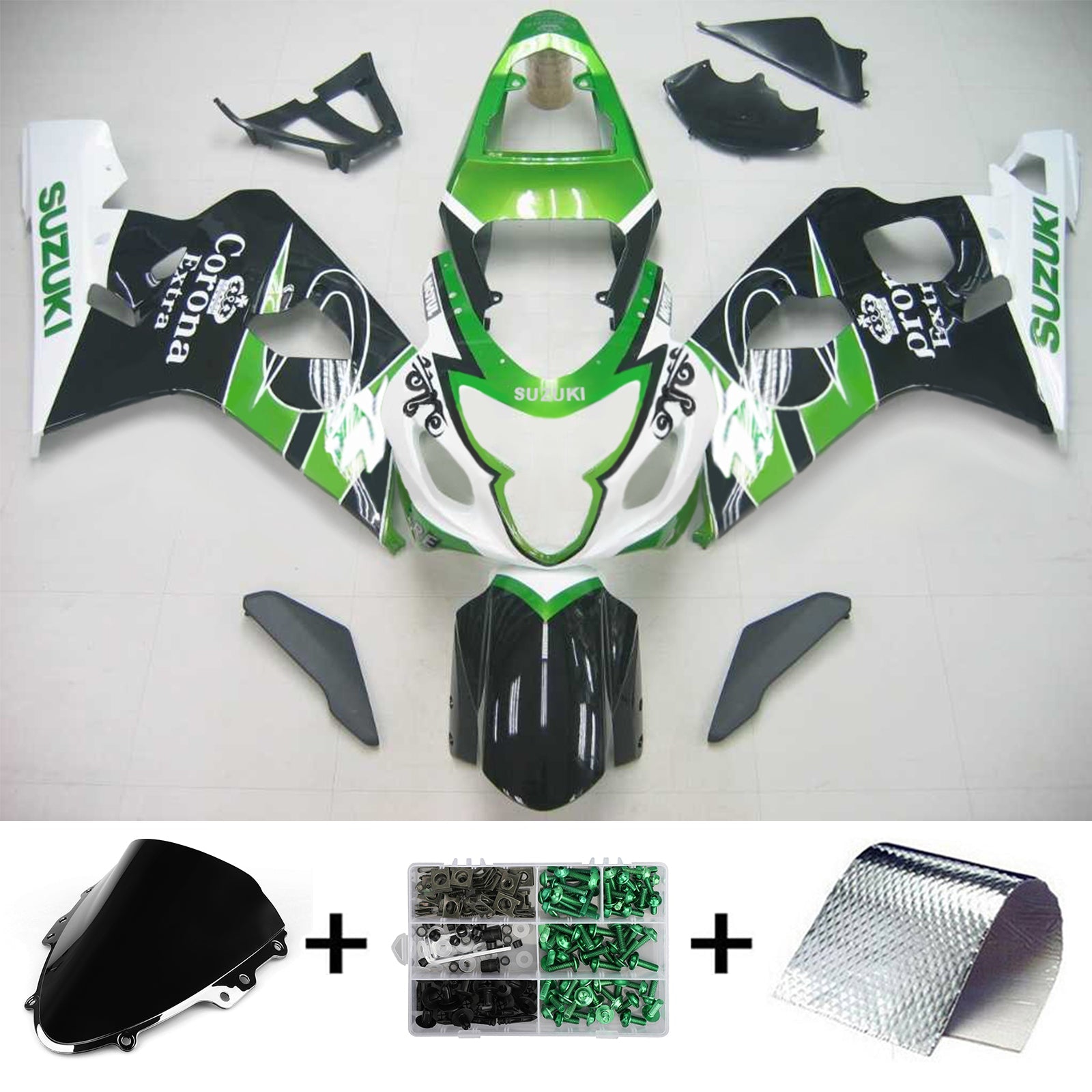 2004-2005 Suzuki GSXR 600/750 K4 Amotopart Injection Fairing Kit Bodywork Plastic ABS #130