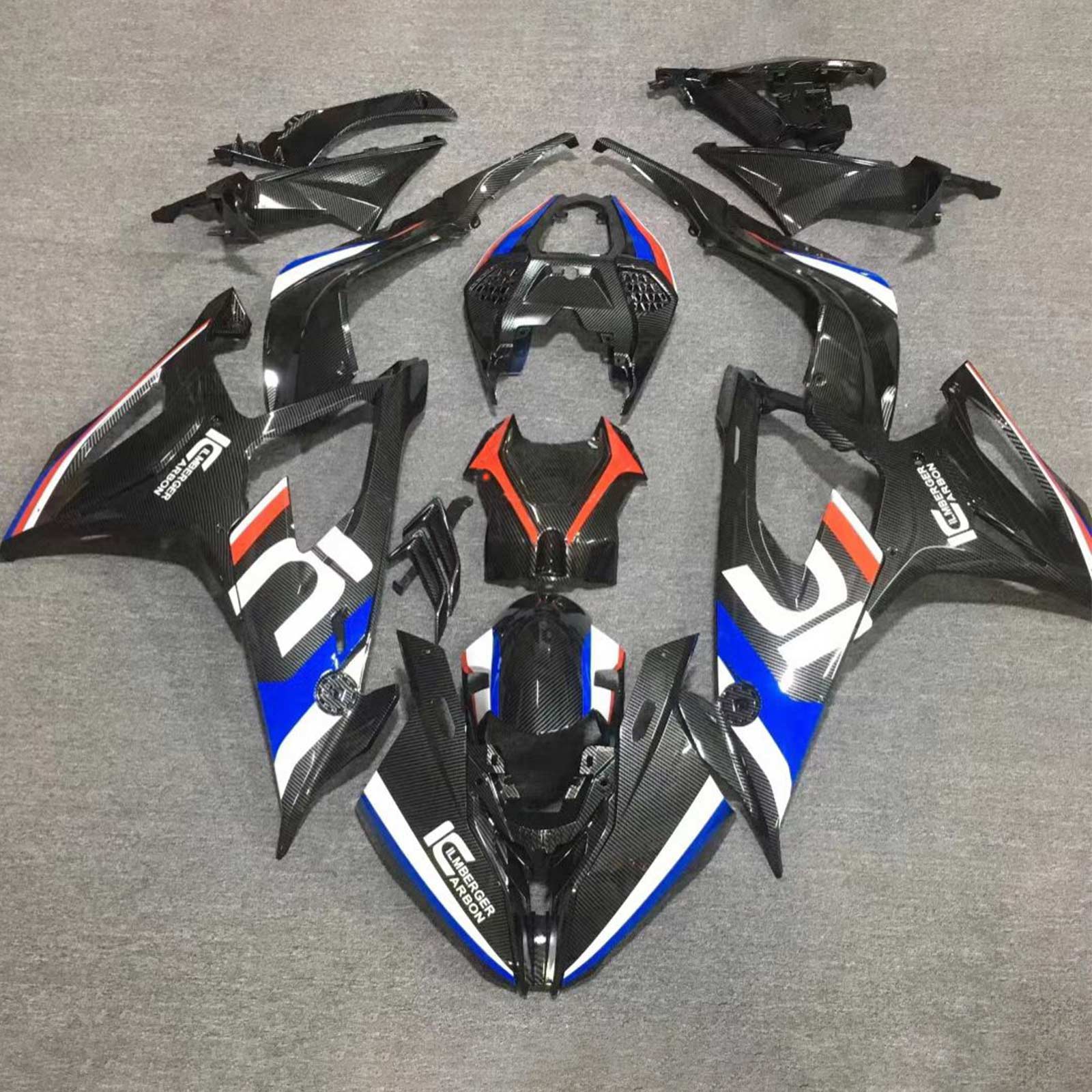 2019-2022 BMW S1000RR Amotopart Kit de carénage d'injection carrosserie plastique ABS #113