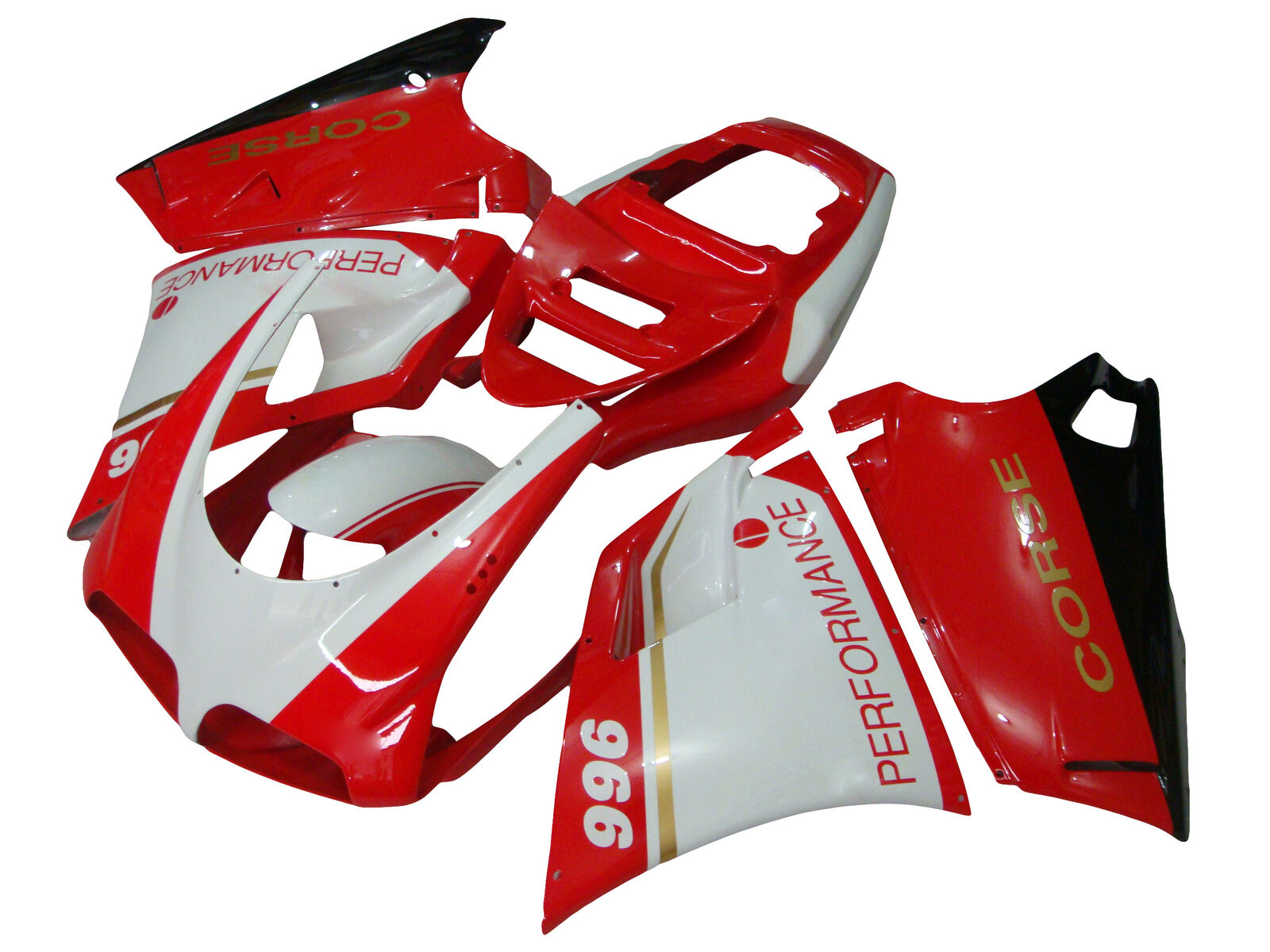 1996-2002 Ducati 996 748 Amotopart Fairing Kit Bodywork ABS #12