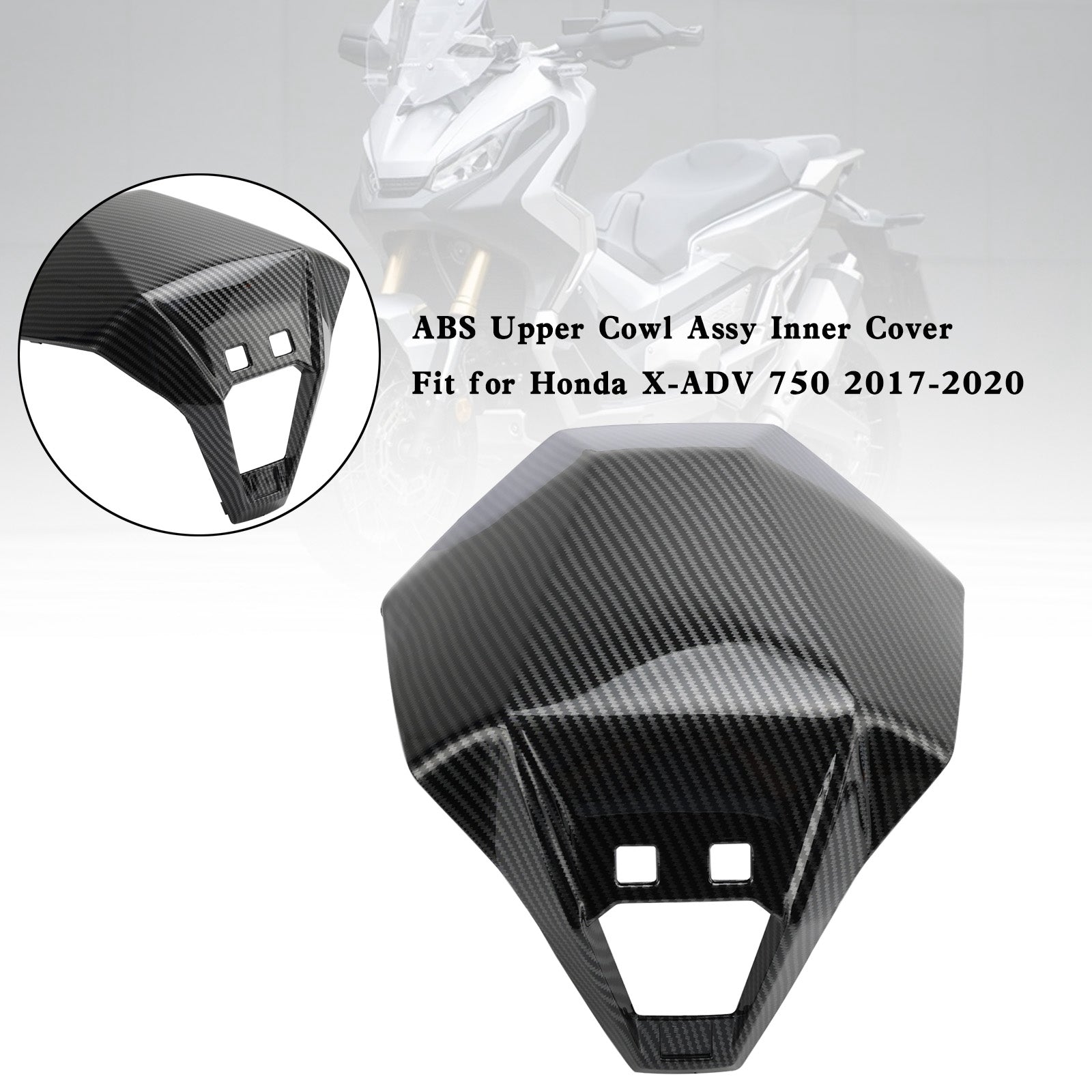 Honda X-ADV 750 XADV 2021-2023 Couvercle intérieur de capot de carénage supérieur ABS