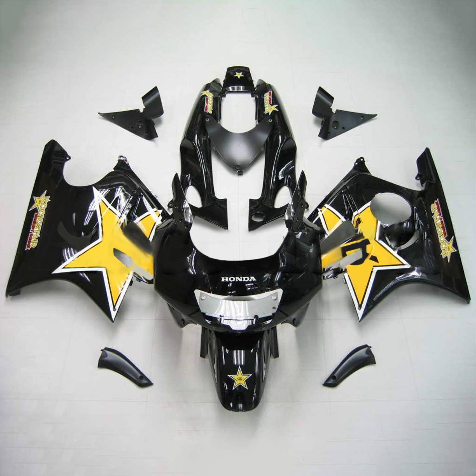 1997-1998 Honda CBR600 F3 Amotopart Injection Fairing Kit Bodywork Plastic ABS #109