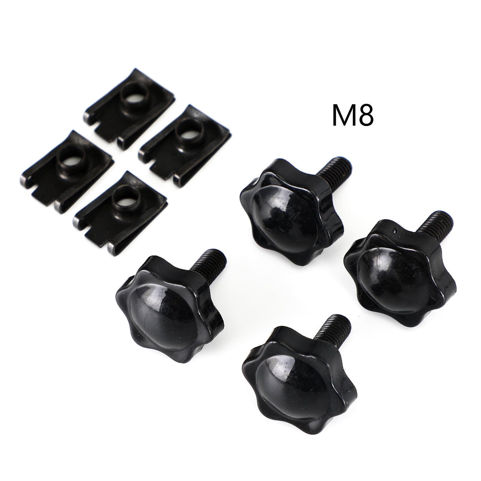 Saddlebag Lever Lock Bolts & Nuts Set Black Fits For Glide King Touring 96-19