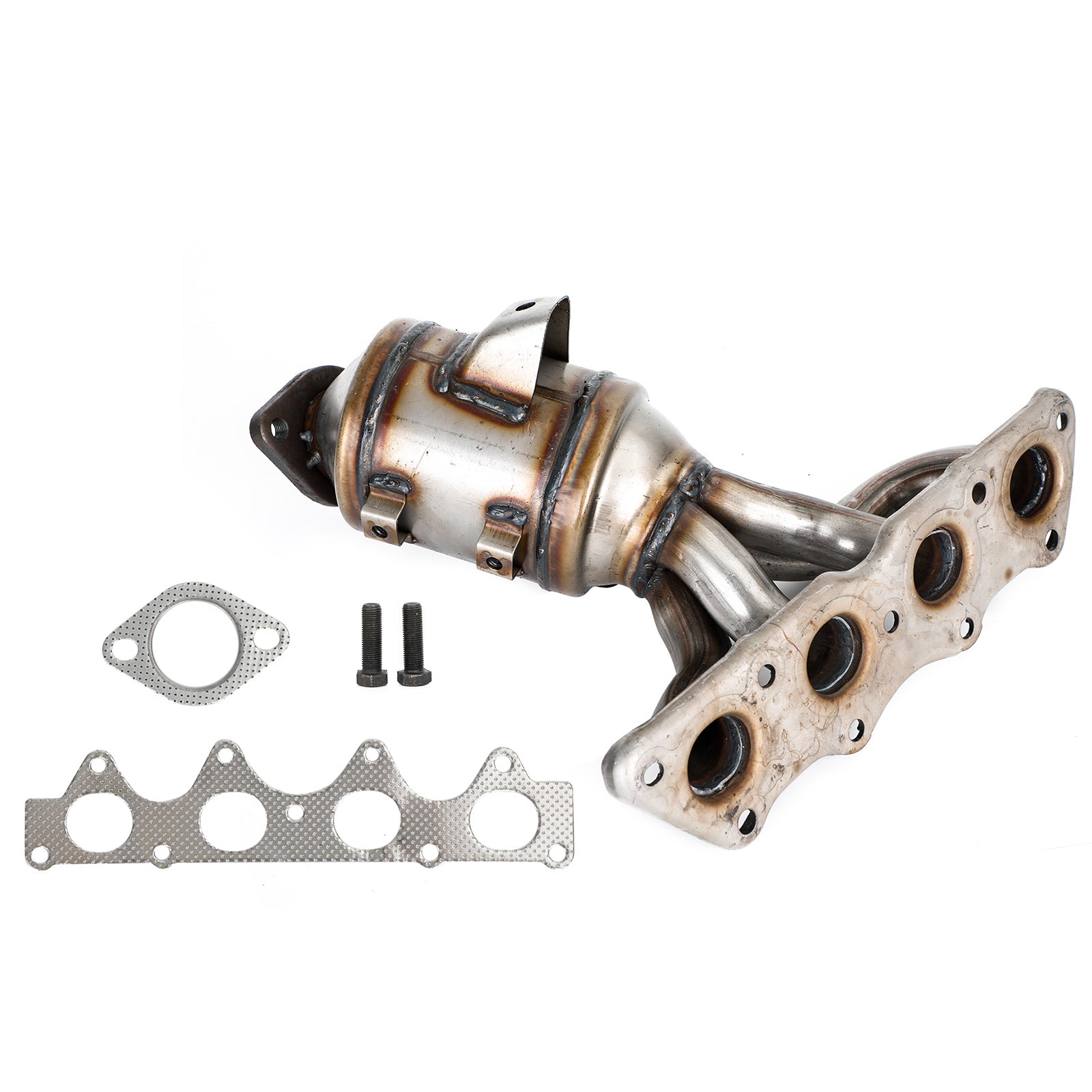 Exhaust Manifold Catalytic Converter For Hyundai Accent Veloster Kia Rio Soul