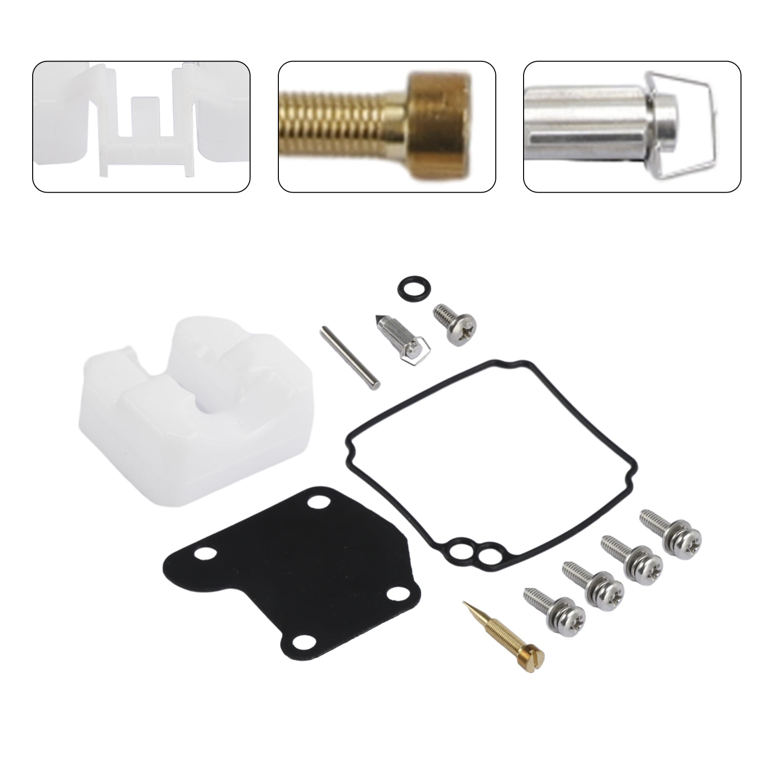 Kit de reconstruction de carburateur pour Yamaha 9,9 CV, 13,5 CV, 13,5 A, 15 CV, 15 F, 63 VW0093