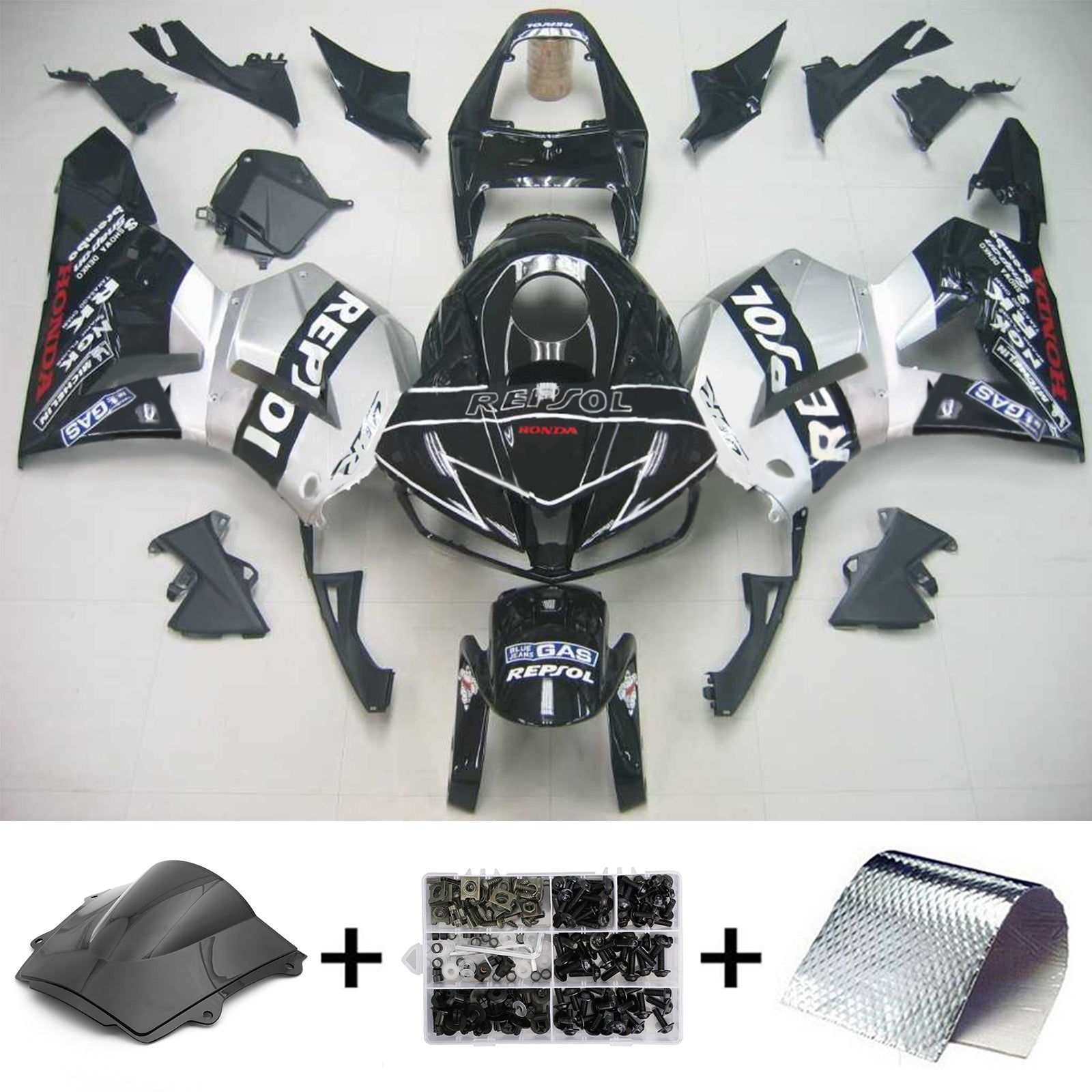 2013-2023 Honda CBR600RR F5 Injectiekuipset Carrosserie Kunststof ABS #101