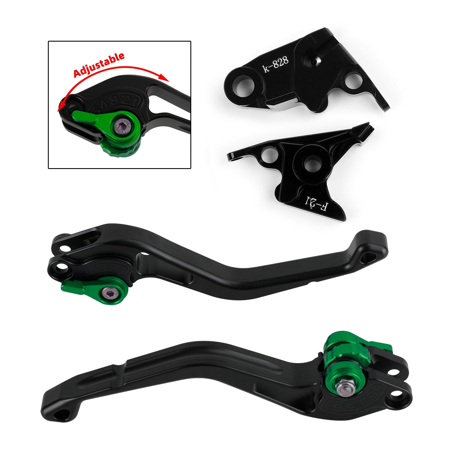 Kawasaki Z750 07-12 Z800 version 13-16 NEW Short Clutch Brake Lever