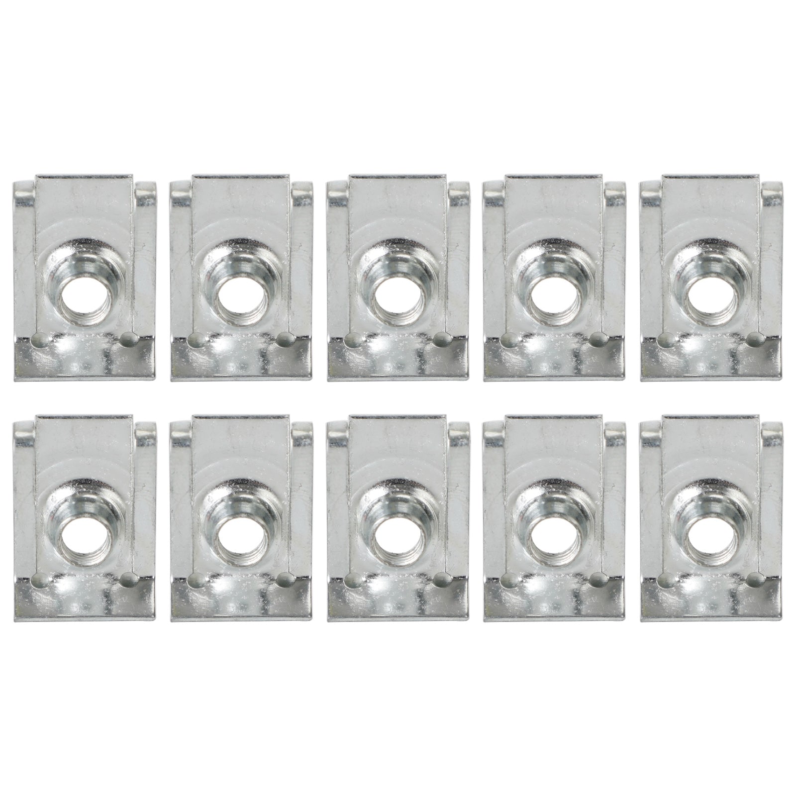 10/20/50PCS Kuip Clips M6 6mm Carrosserie Paneel Spits Clip Motorfiets Snelheid Clips U moer Generiek