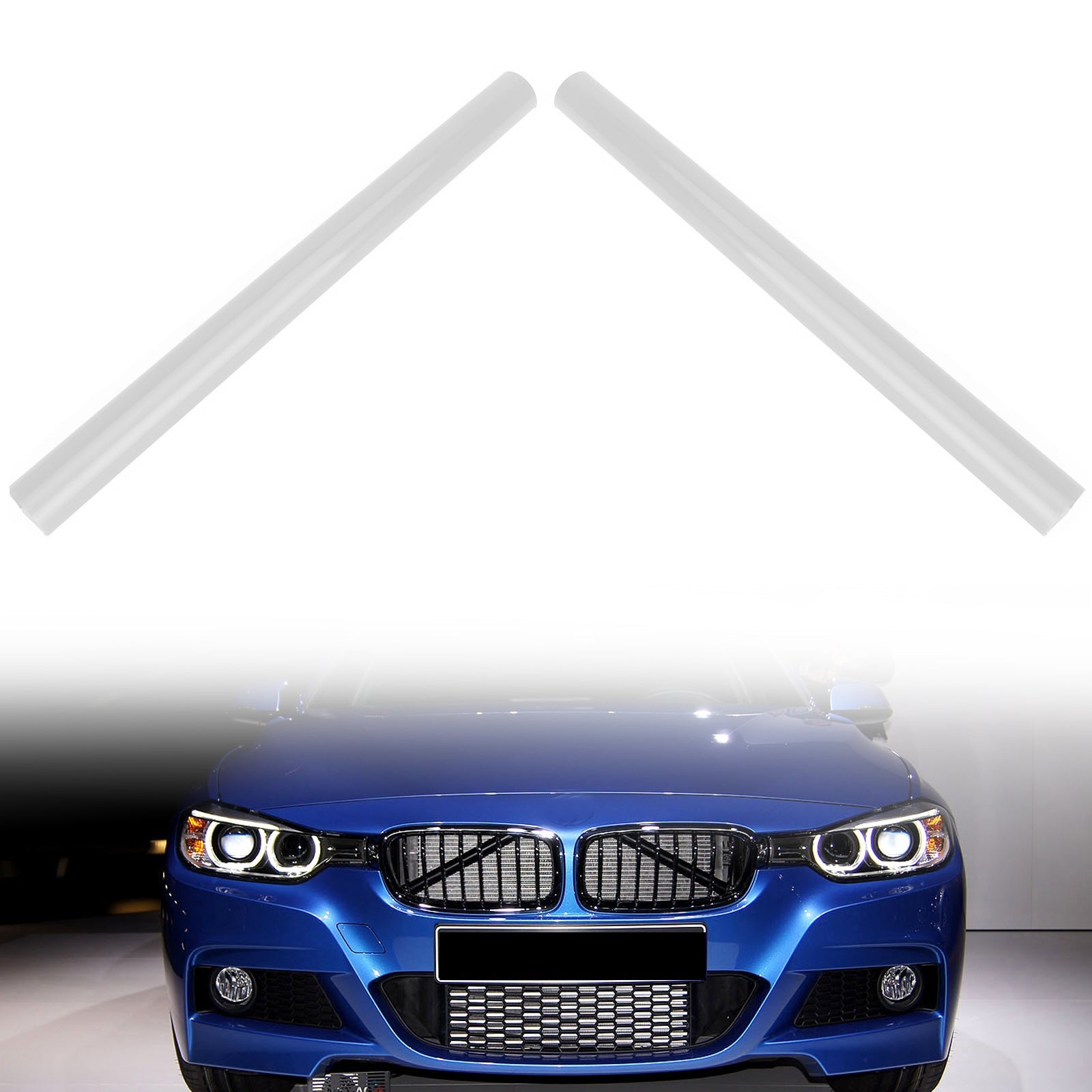 # A couleur Support grille barre V attelle pour BMW F30 F31 F32 F33 F34 F35 blanc