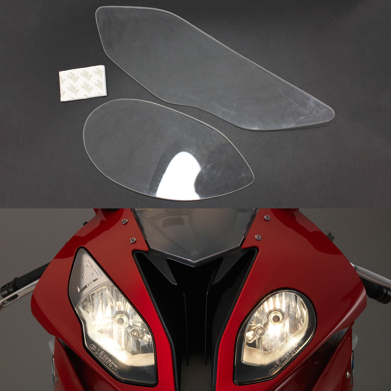 Front Lamp Lens Headlight Lens Protection Fit For Bmw S1000Rr 2015-2018 Smoke Generic