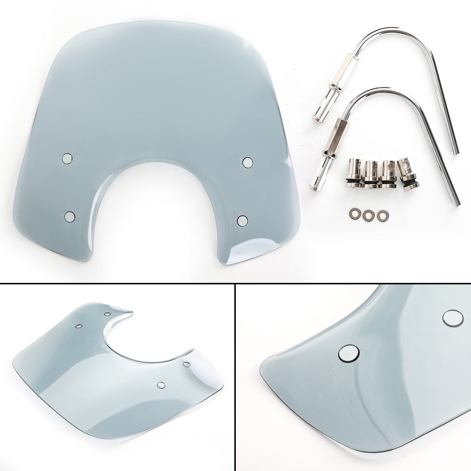 Pare-brise pare-brise adapté pour Vespa LX50 LX125 LX150 GT200 GTS250ie GTS300 Super générique