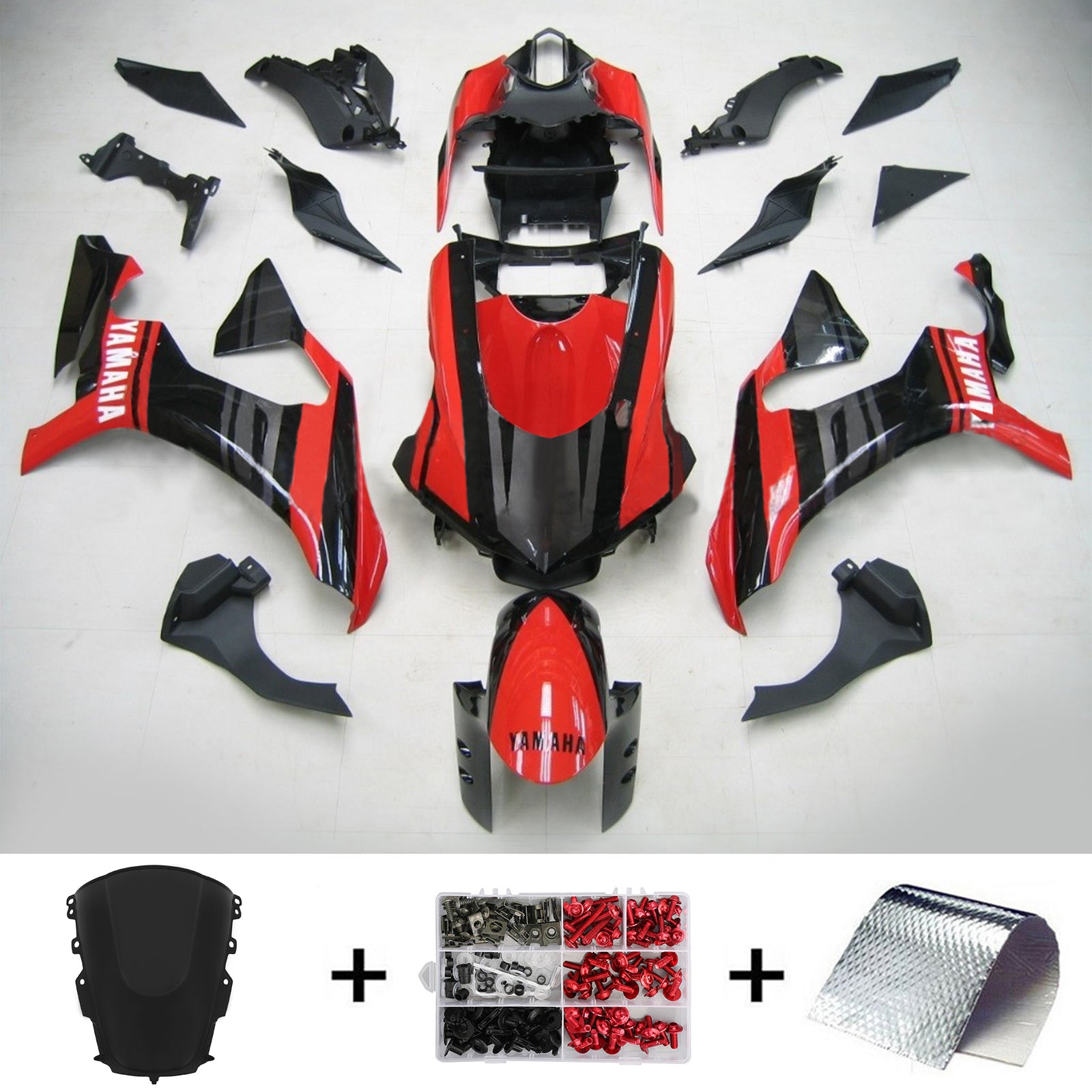 2020-2024 Yamaha YZF R1 Amotopart Kit de carénage d'injection carrosserie plastique ABS #101