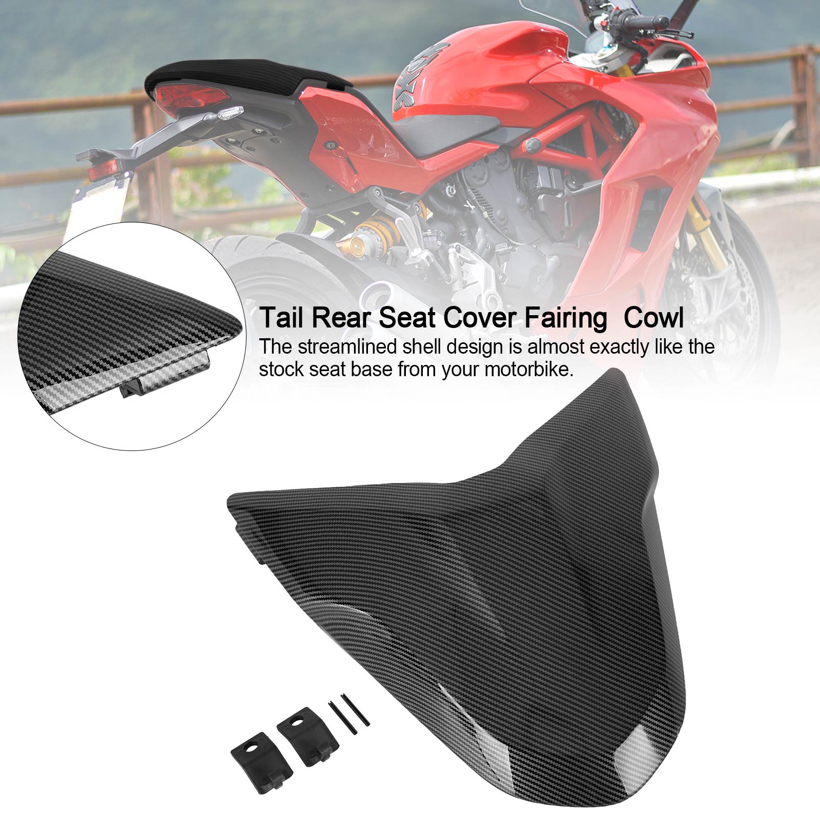 Tail Rear Seat Cover Fairing Cowl For DUCATI Supersport 939 950 All Year Generic