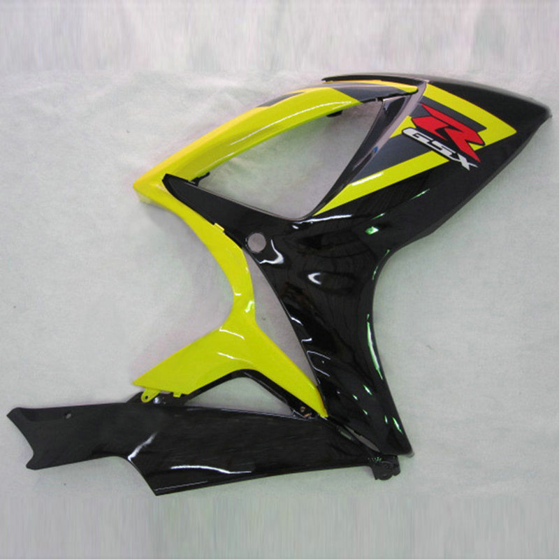 Amotopart 2006-2007 Suziki GSXR 600 750 K6 Black&Yellow Fairing Kit