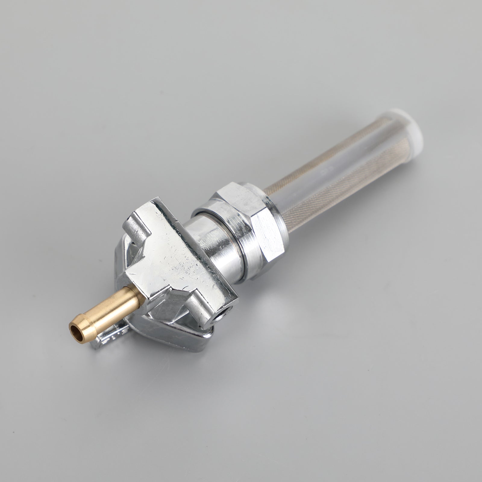 Valve de carburant Petcock, sortie droite, 22mm, adaptée à Dyna Super Glide Electra Glide générique