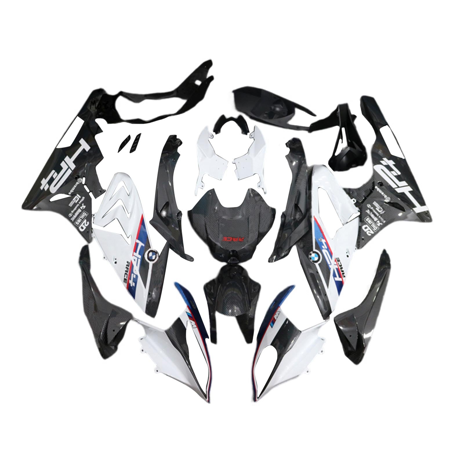 2015-2016 BMW S1000RR Kit Carénage Carrosserie Plastique ABS