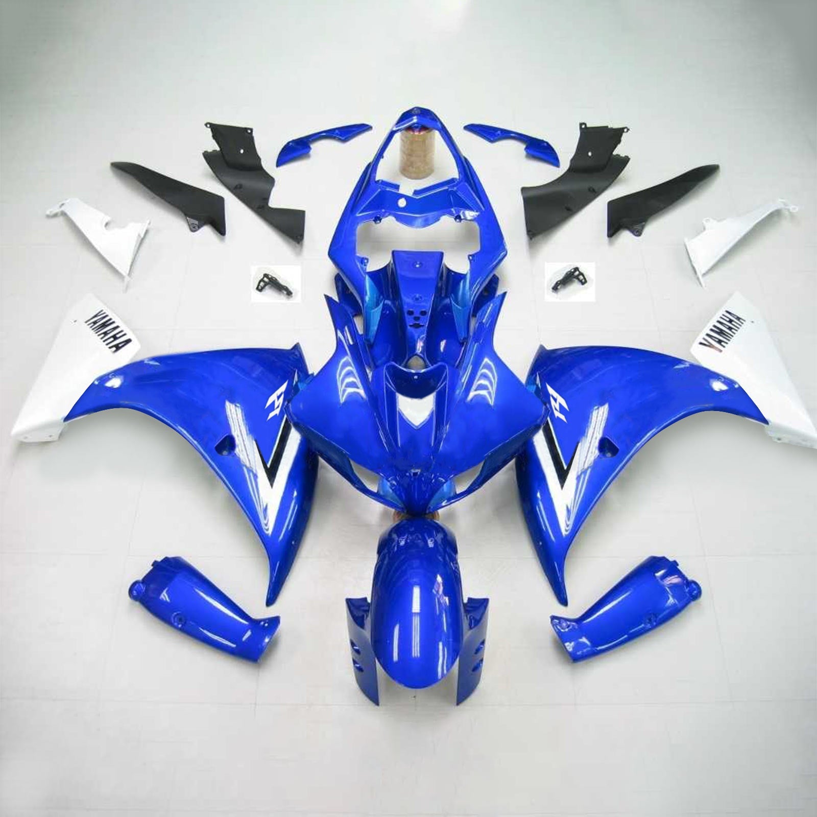 2012-2014 Yamaha YZF 1000 R1 Amotopart Kit de carénage d'injection carrosserie plastique ABS #118