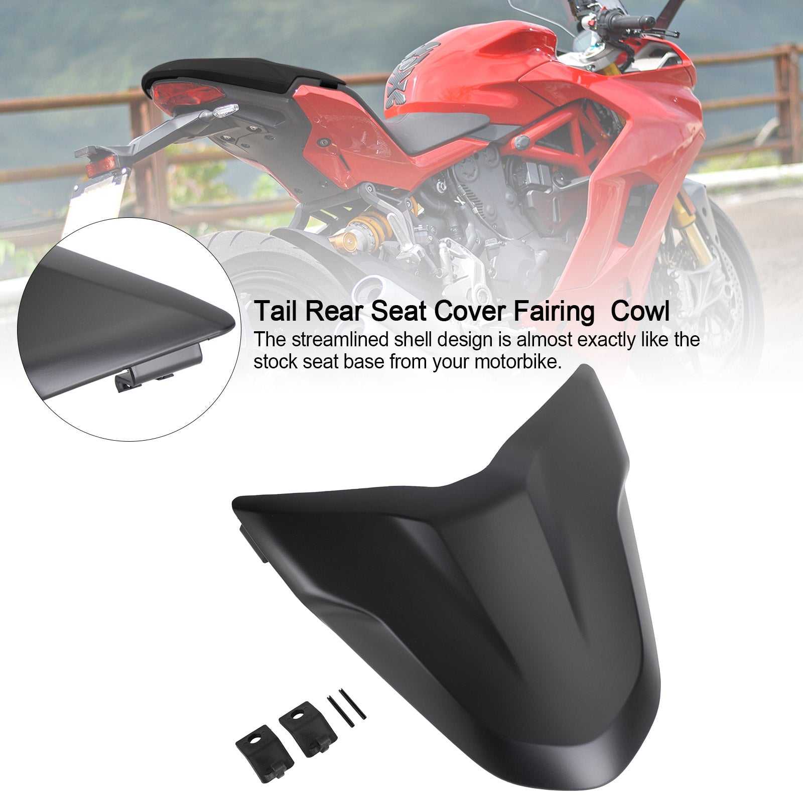 Tail Rear Seat Cover Fairing Cowl For DUCATI Supersport 939 950 All Year Generic