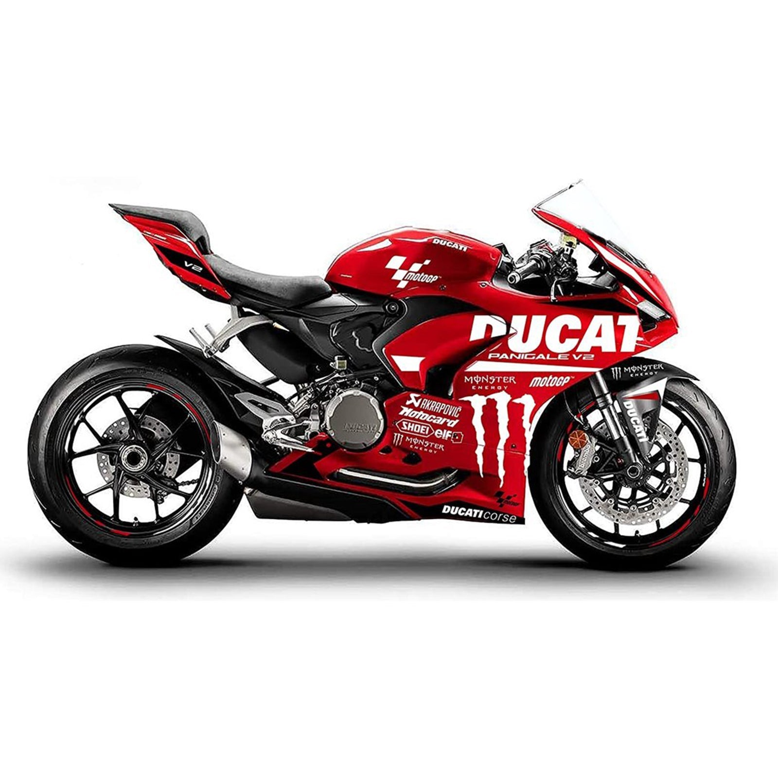 Carrocería del kit de carenado Ducati Panigale V2 2020-2024