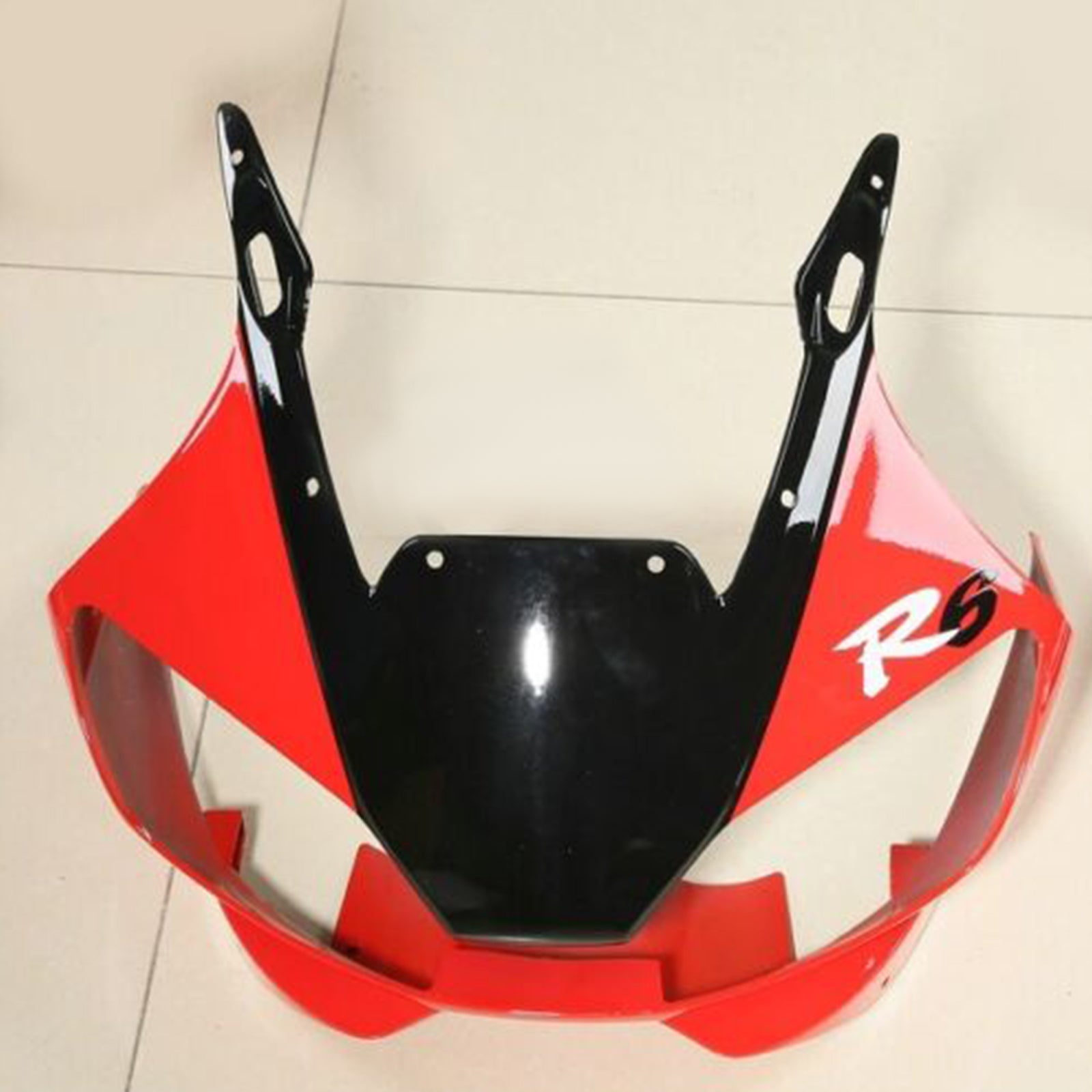 1998-2002 Yamaha YZF R6 Kit de carrosserie de carénage rouge blanc noir # 15