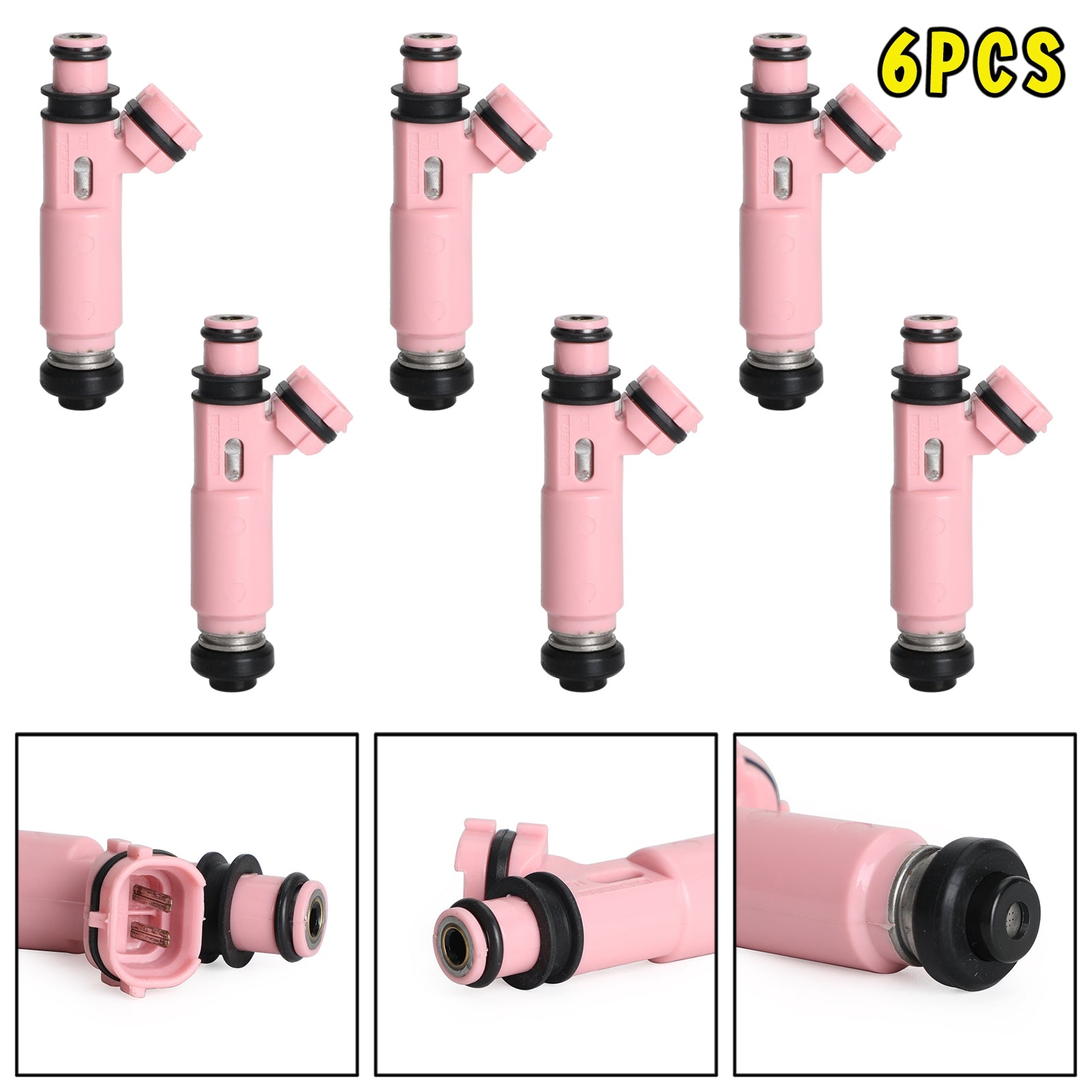 6PCS Fuel Injectors 23250-20030 Fit Toyota Camry Sienna Solara Lexus ES300 3.0L Generic