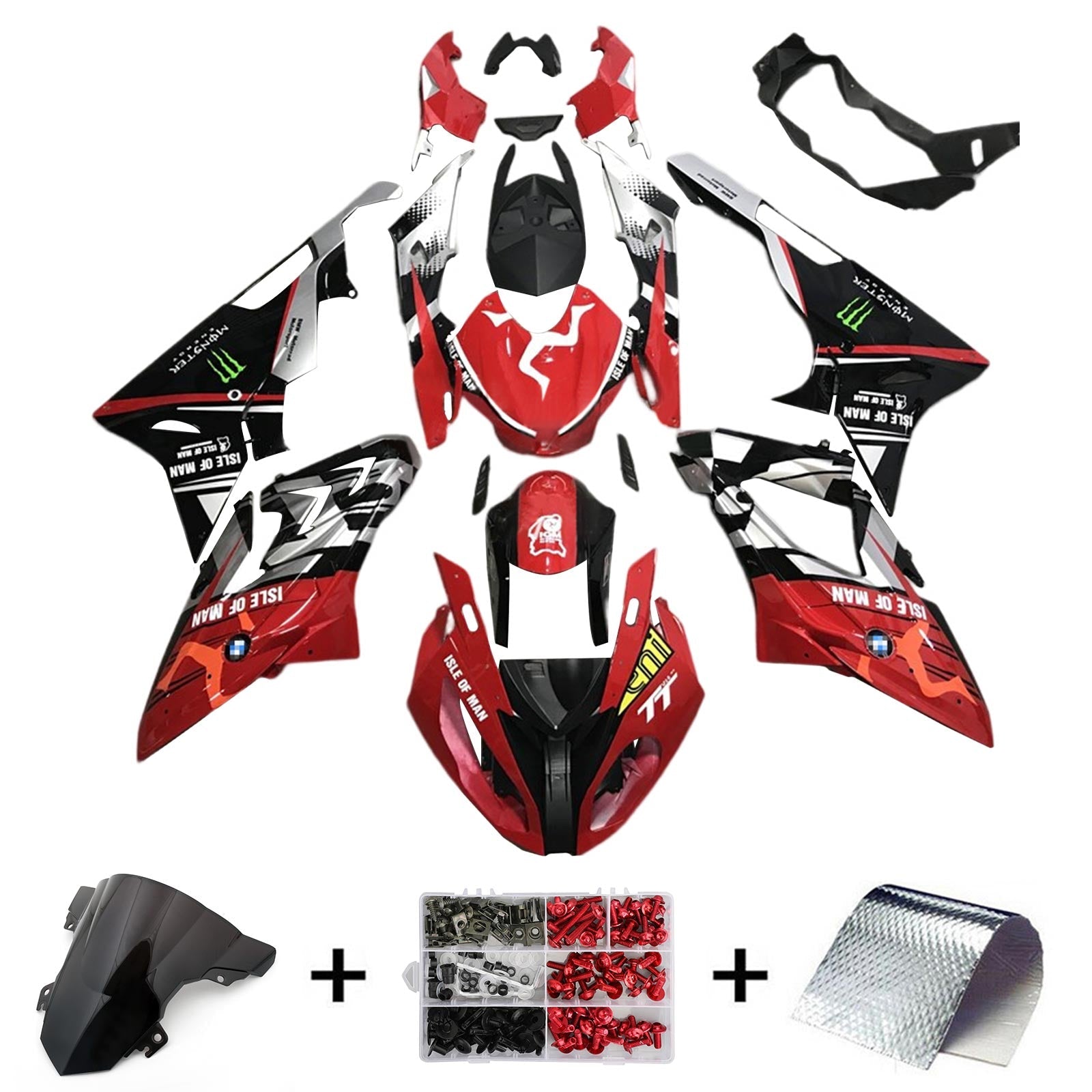 2017-2018 BMW S1000RR Fairing Kit Bodywork Plastic ABS