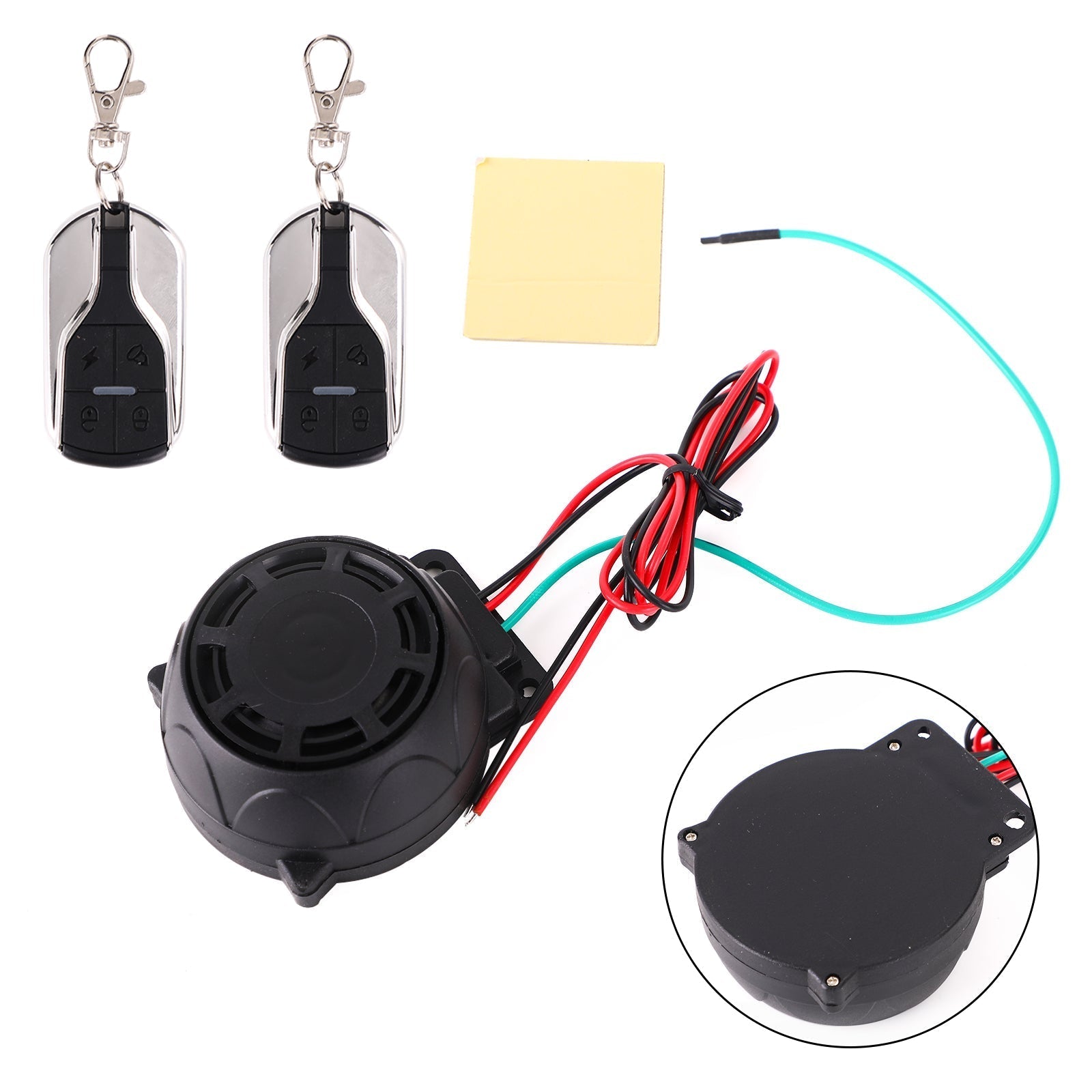 12V Anti Theft Security Rc Alarm System Vibration Detector For Motorcycle