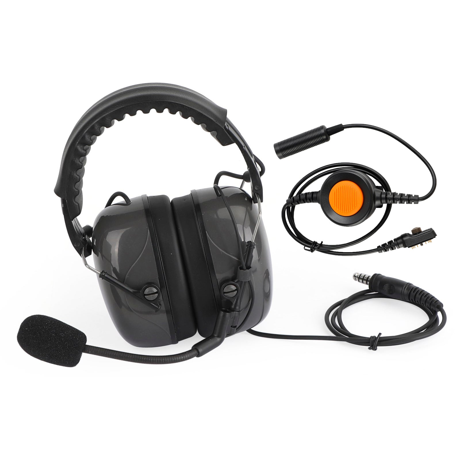 Pour Hytera PD780G/580/788, casque antibruit réglable à 6 broches U94 PTT C5