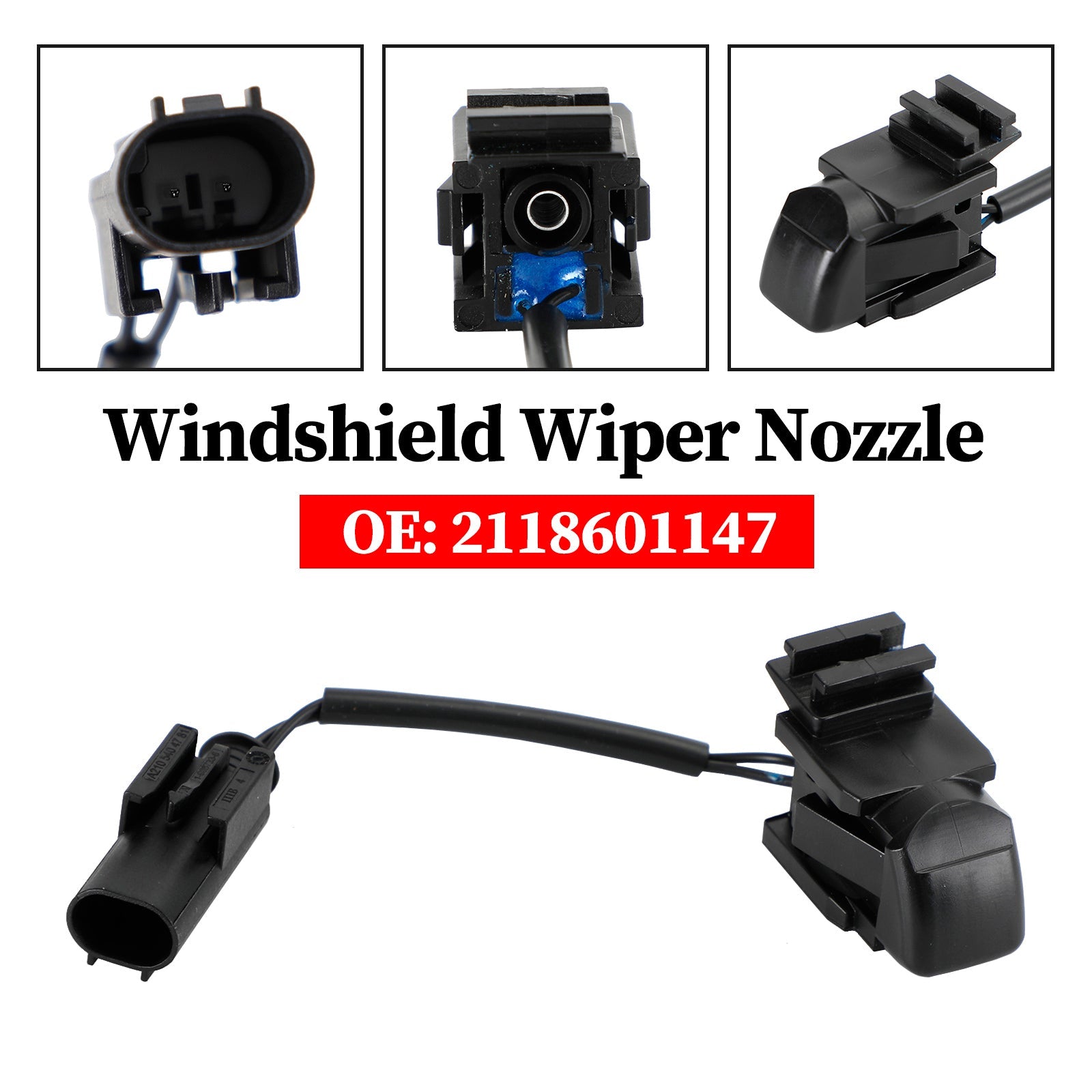 2118601147 Mercedes-Benz W203  W208  W209  W211  W219 Gicleur d'essuie-glace CL203 C219
