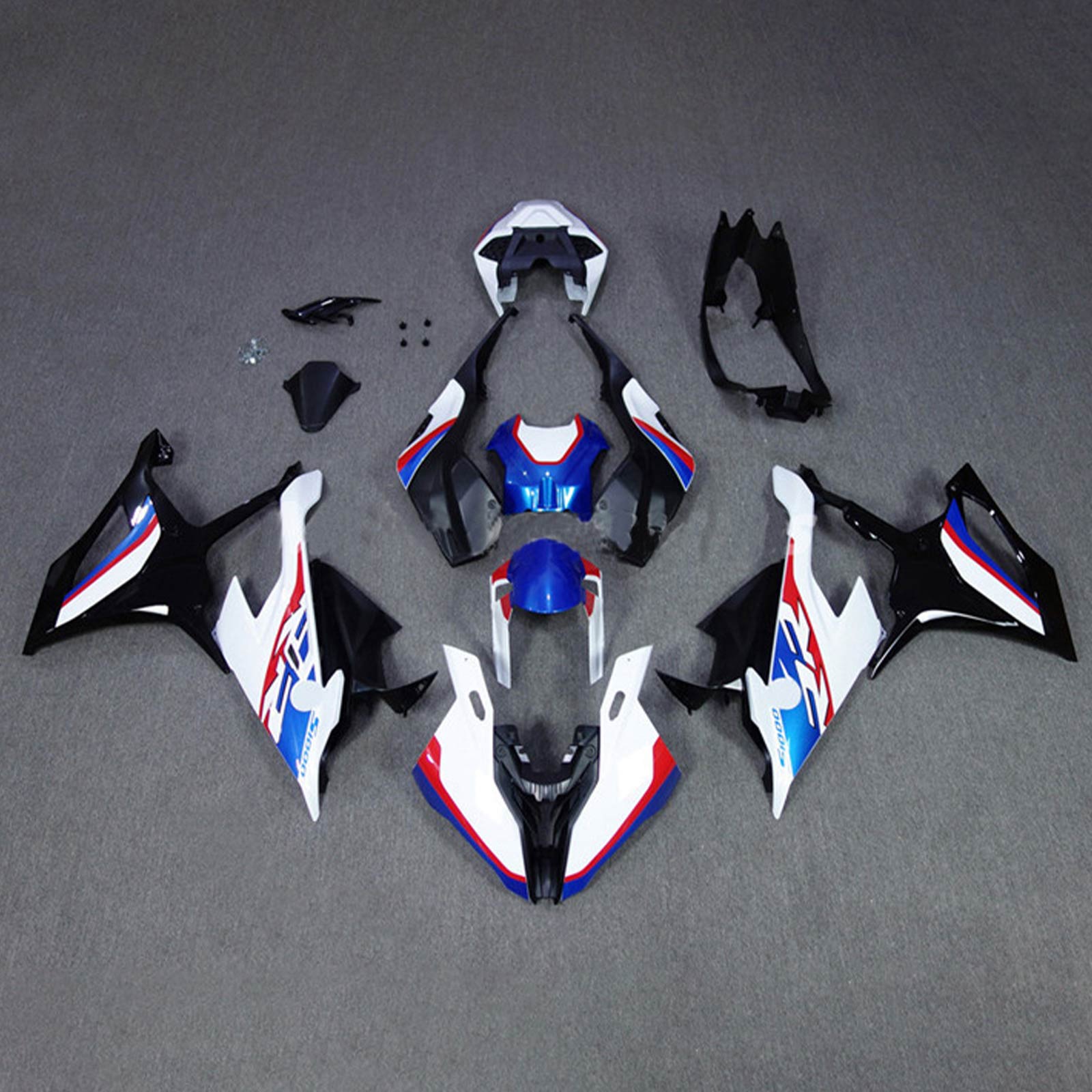 2019-2022 BMW S1000RR Amotopart Injection Fairing Kit Bodywork Plastic ABS #107