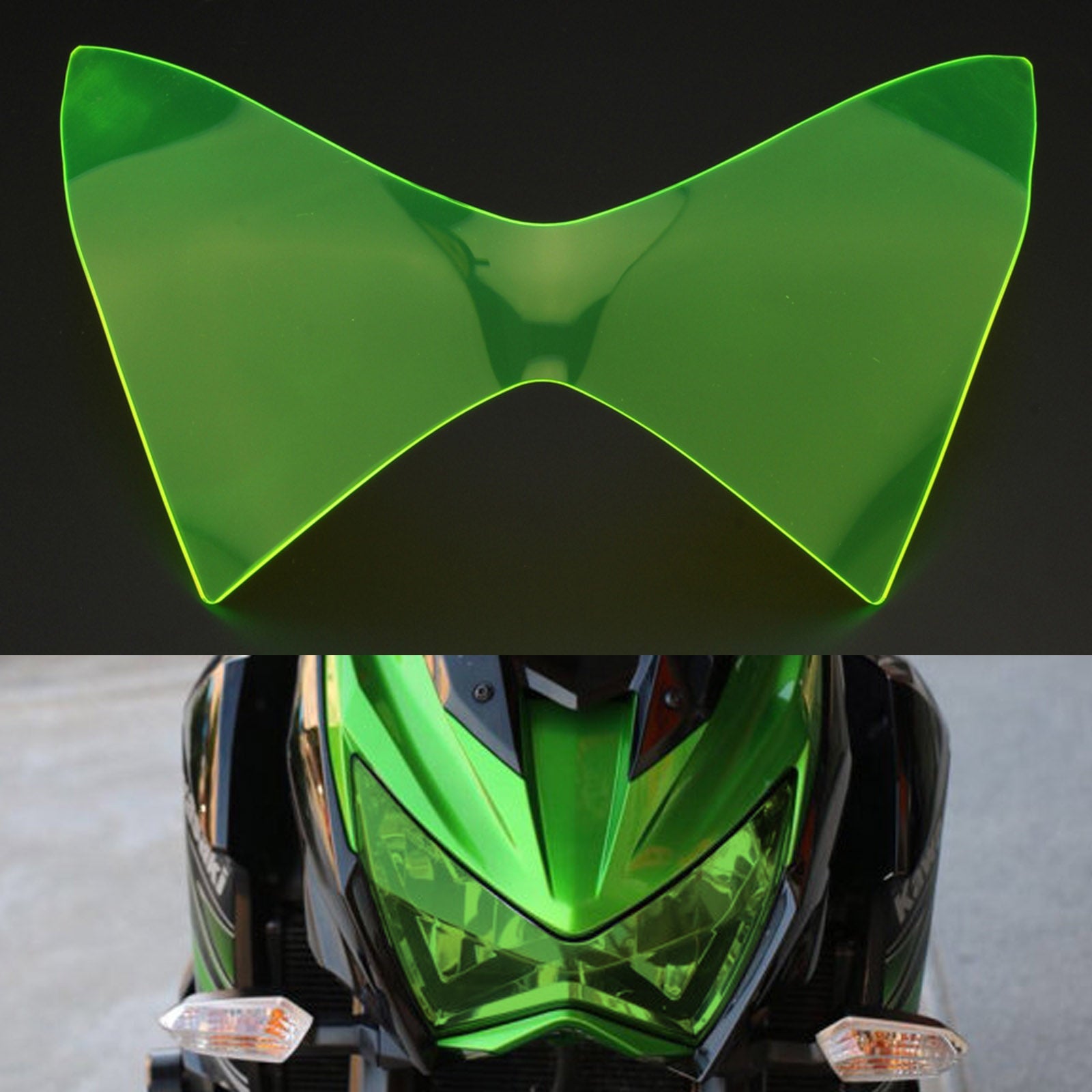 Koplamp Lens Guard Protector Fit Voor Kawasaki Z250 Z300 Z800 13-16 Rook Generiek