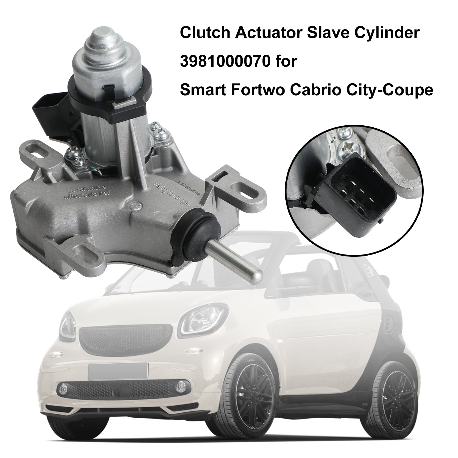 Cylindre récepteur d'actionneur d'embrayage Smart Fortwo Cabrio City-Coupé 3981000070