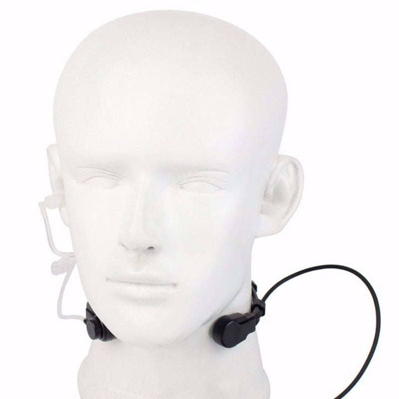 Casque micro de gorge tactique adapté pour Baofeng UV-9R Plus BF-9700 BF-A58 UV-82WP