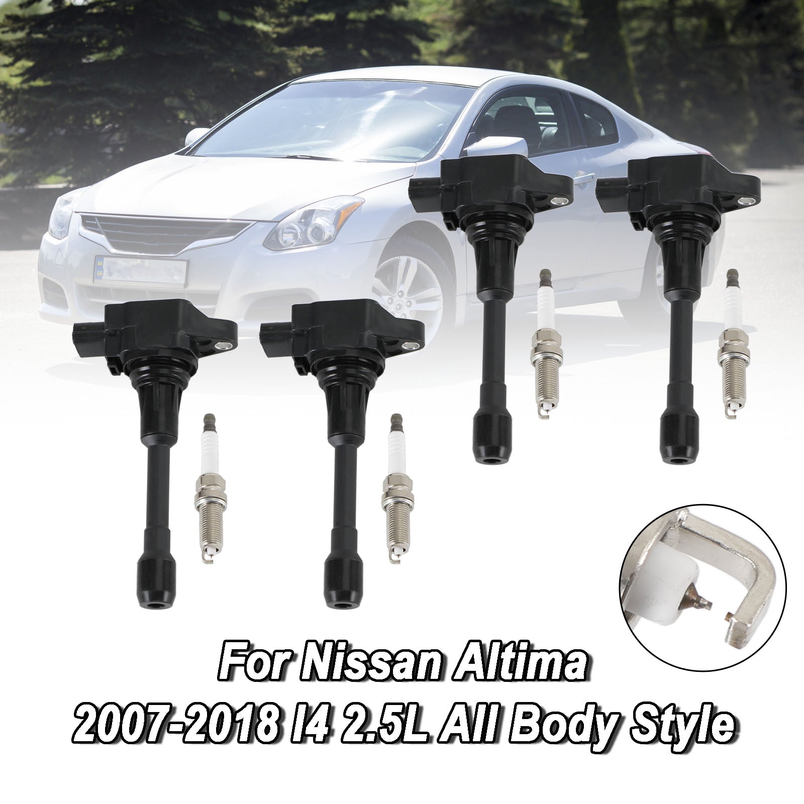 Nissan Versa 2007-2011 l4 1,8L/2009-2011 l4 1,6L Pack de bobines d'allumage UF549 4 pièces