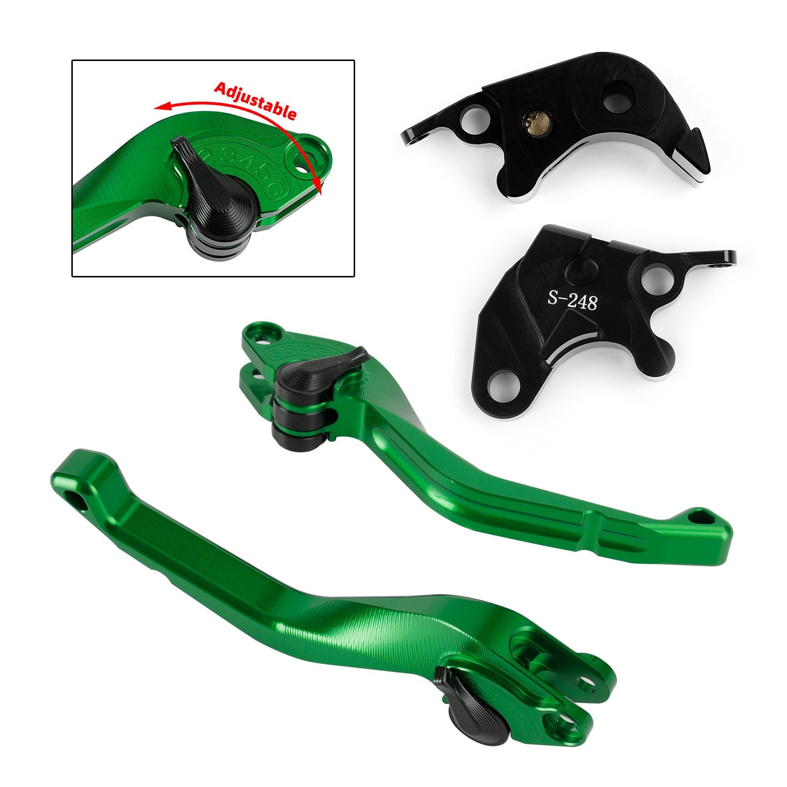 Suzuki GSXR600 GSXR750 2004-2005 CNC Short Clutch Brake Lever