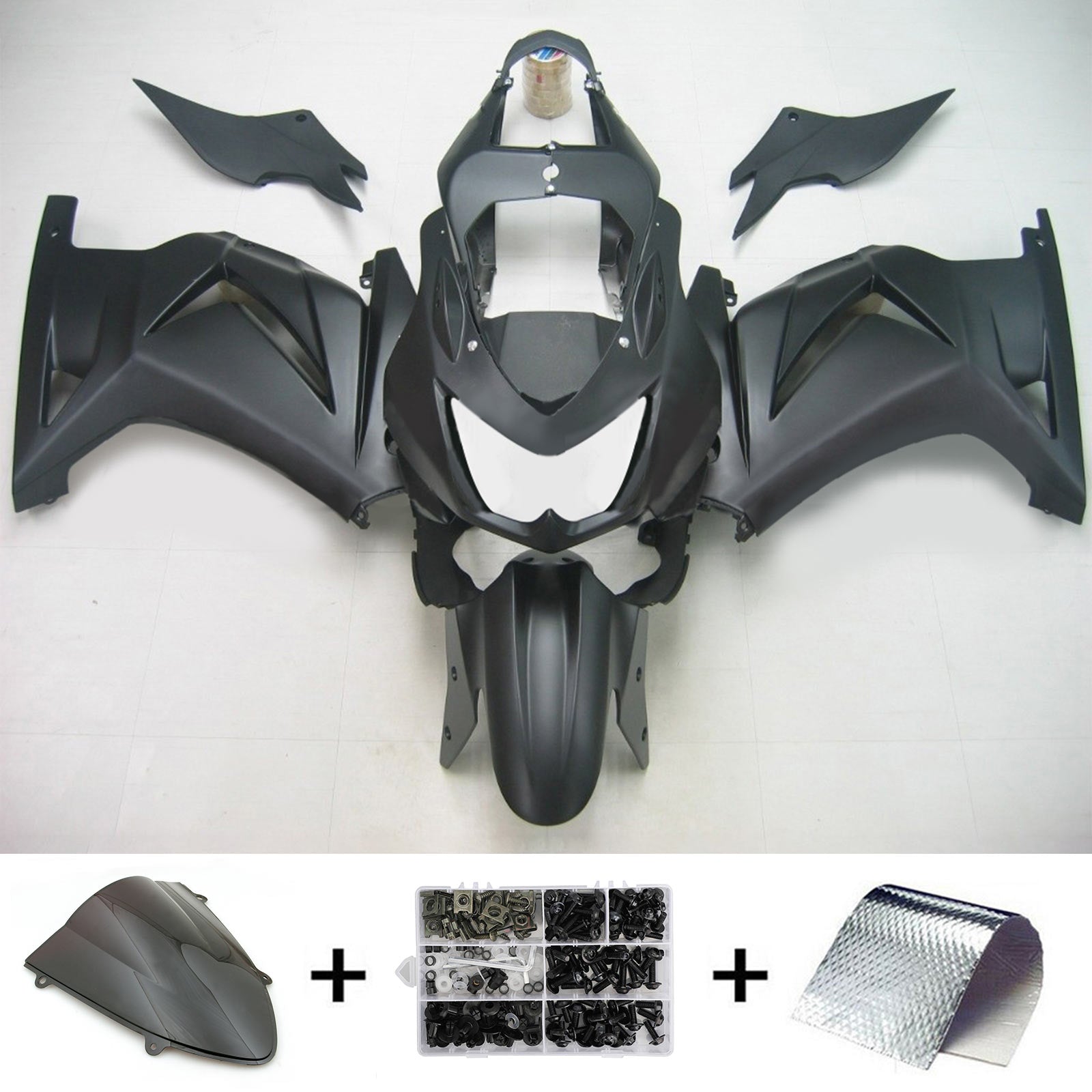 2008-2012 Kawasaki EX250/Ninja250 Injection Fairing Kit Bodywork Plastic ABS