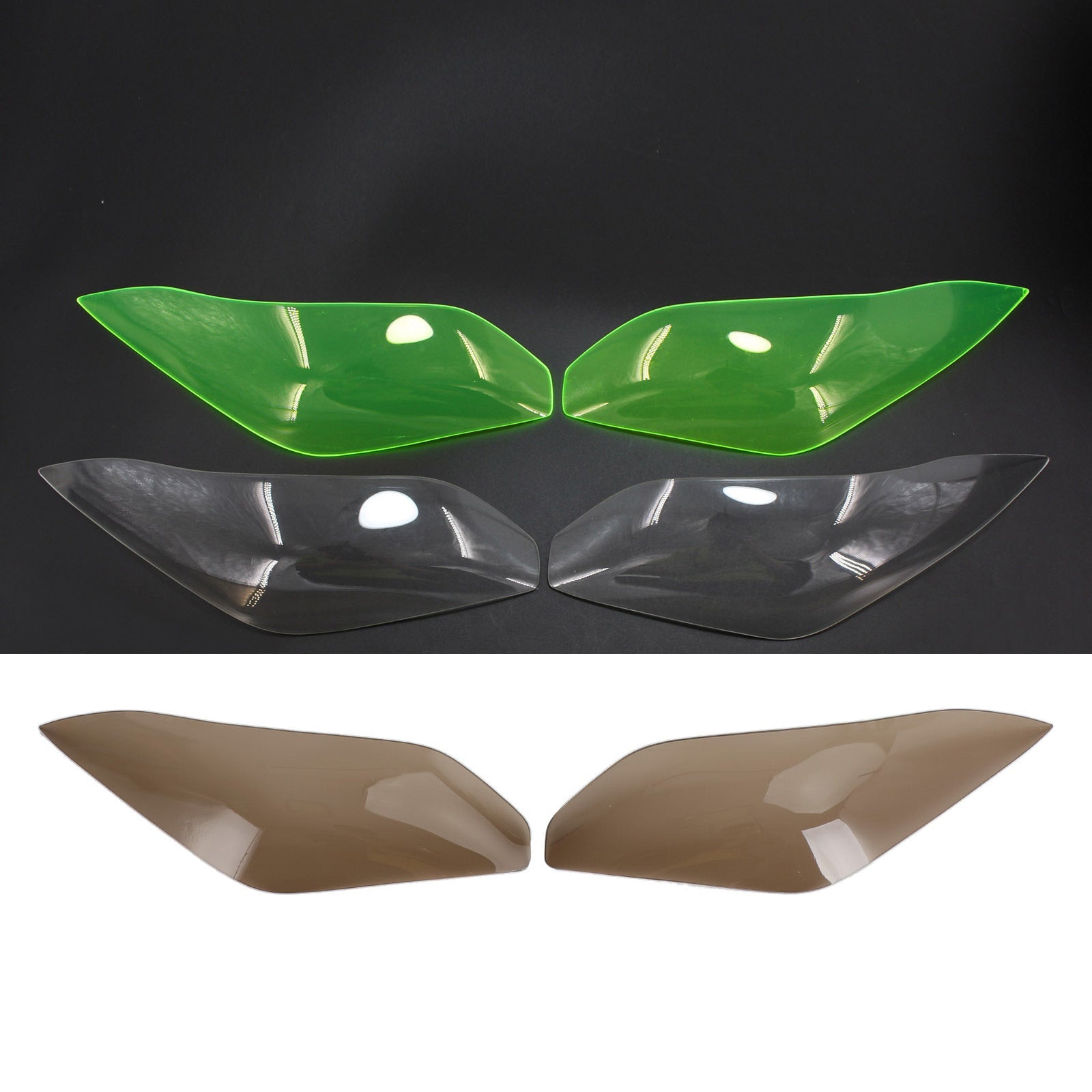 Koplamp Lens Guard Protector Fit Voor Kawasaki Ninja 300 Versys 650 15-17 Rook Generiek