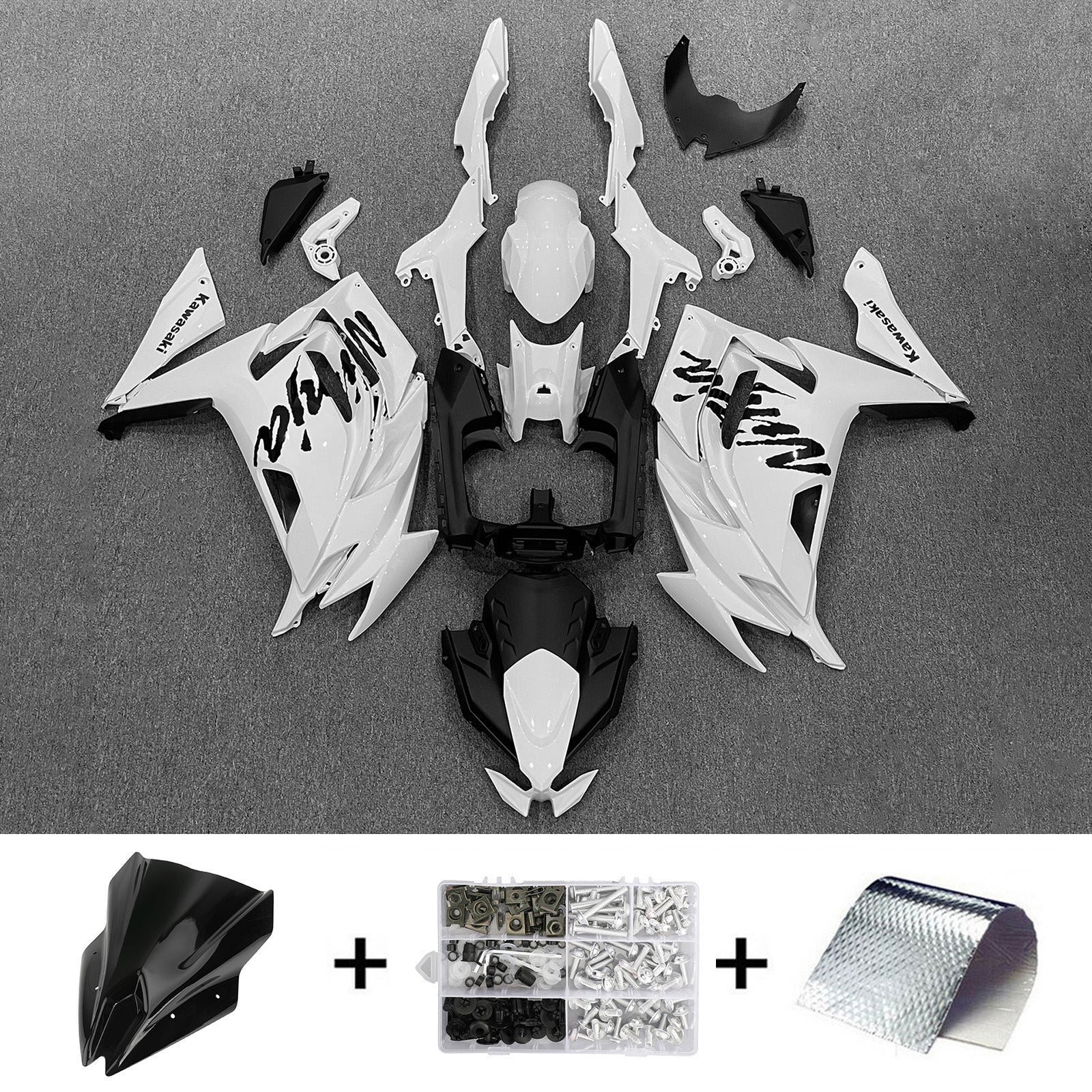 2020-2023 Kawasaki ER-6F Ninja650 Injection Fairing Kit Bodywork ABS#114