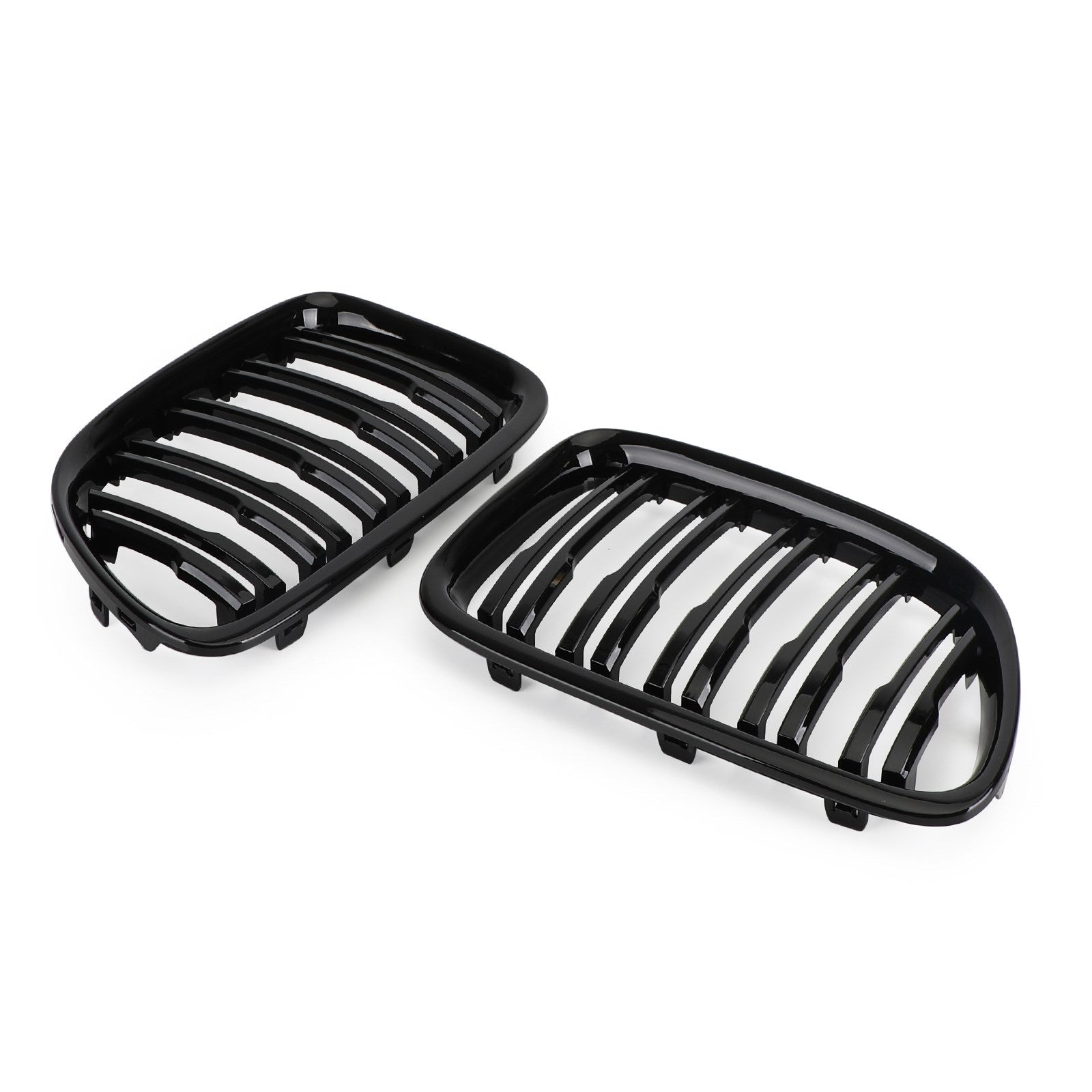 High Quality Dual Slats Front Hood Kidney Grill for 2009-2014 BMW X1 E84 Durable and Sleek Upgrade