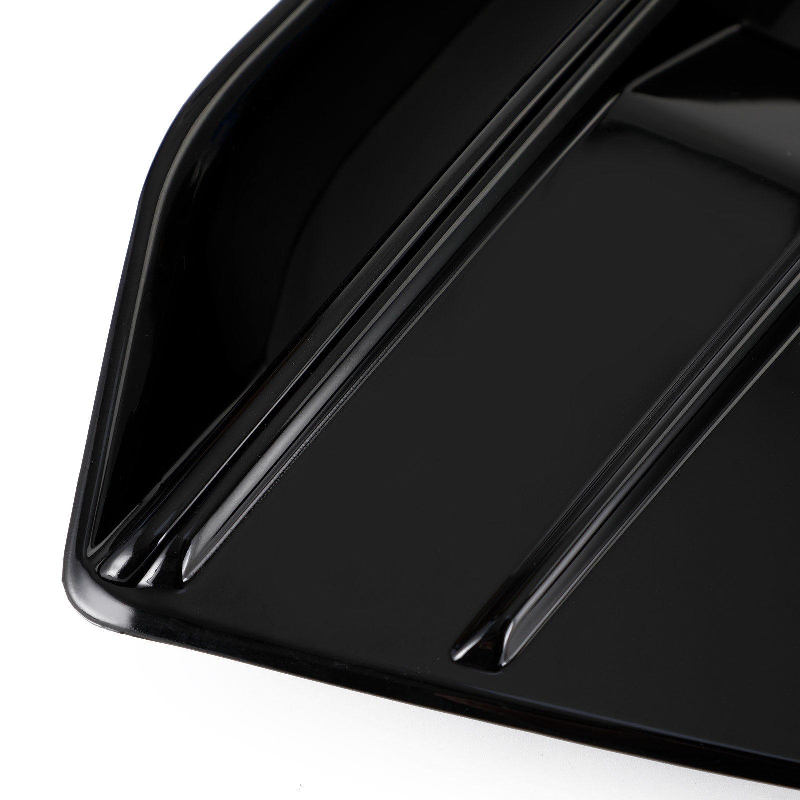 2 pièces Audi Q5 2018-2022 couverture de pare-chocs avant calandre lunette insert noir brillant