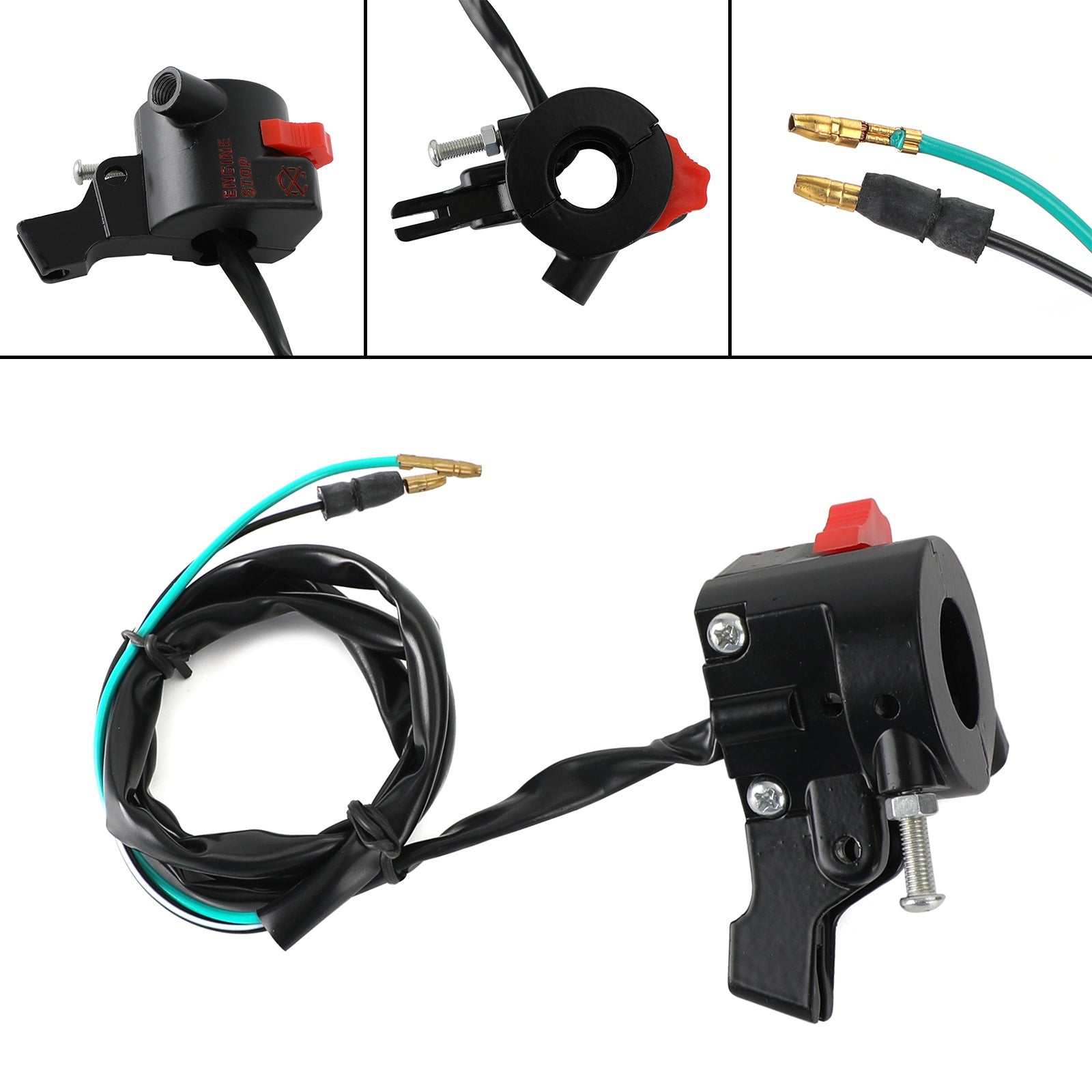 Starter Stop Schakelaar Kill Switch Behuizing Voor Honda CRF50F 04-21 35130-GEL-D61 Generiek